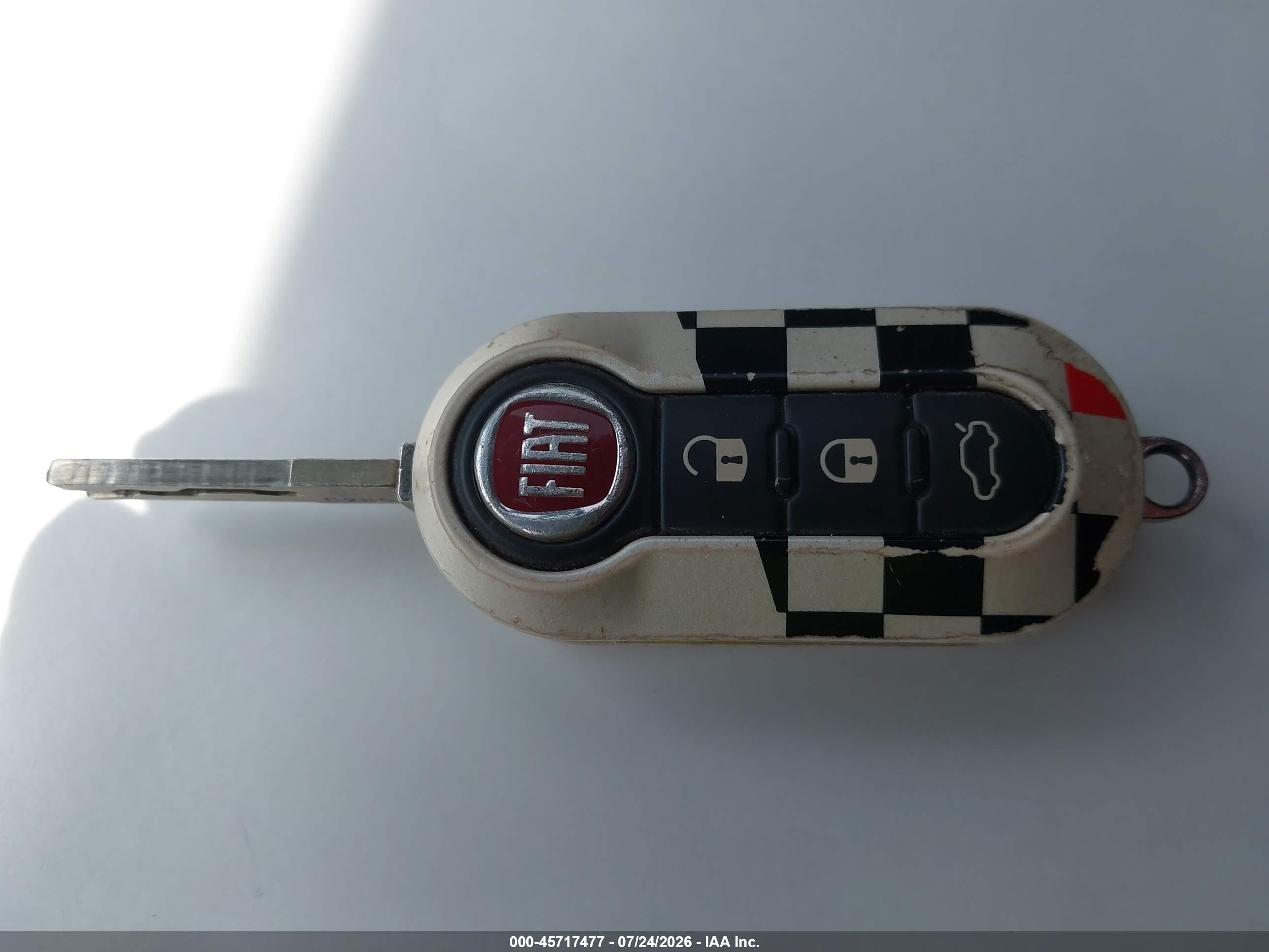 2015 Fiat 500 Sport White vin: 3C3CFFBR9FT601840