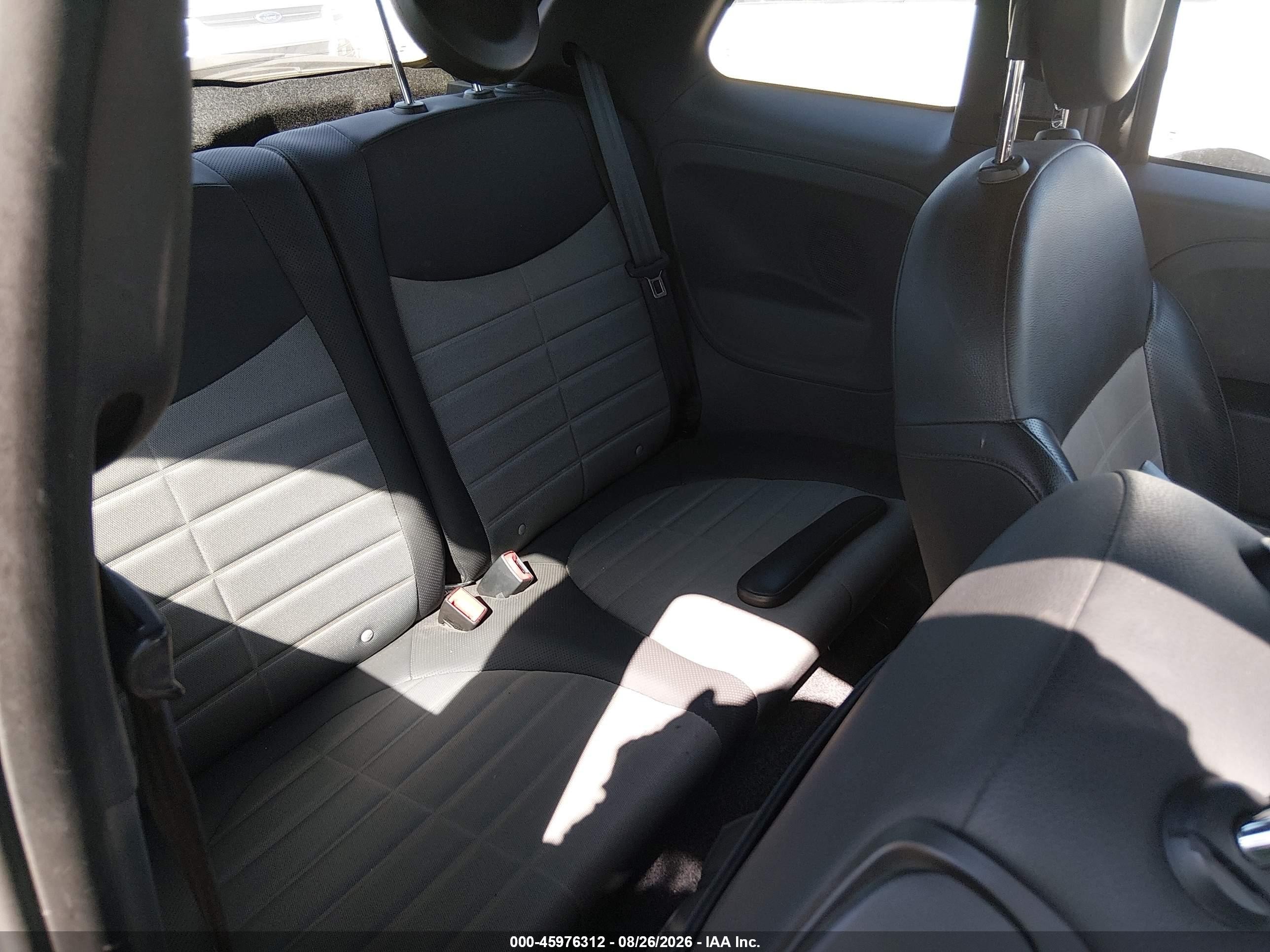2012 Fiat 500 Sport Black vin: 3C3CFFBRXCT140546