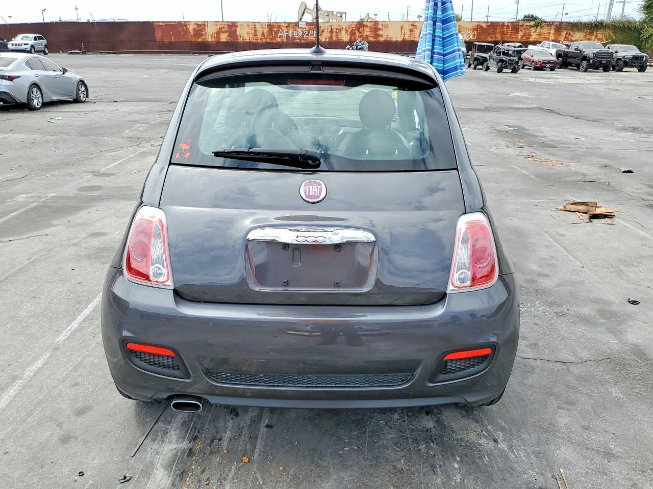2015 Fiat 500 Sport Gray vin: 3C3CFFBRXFT502783