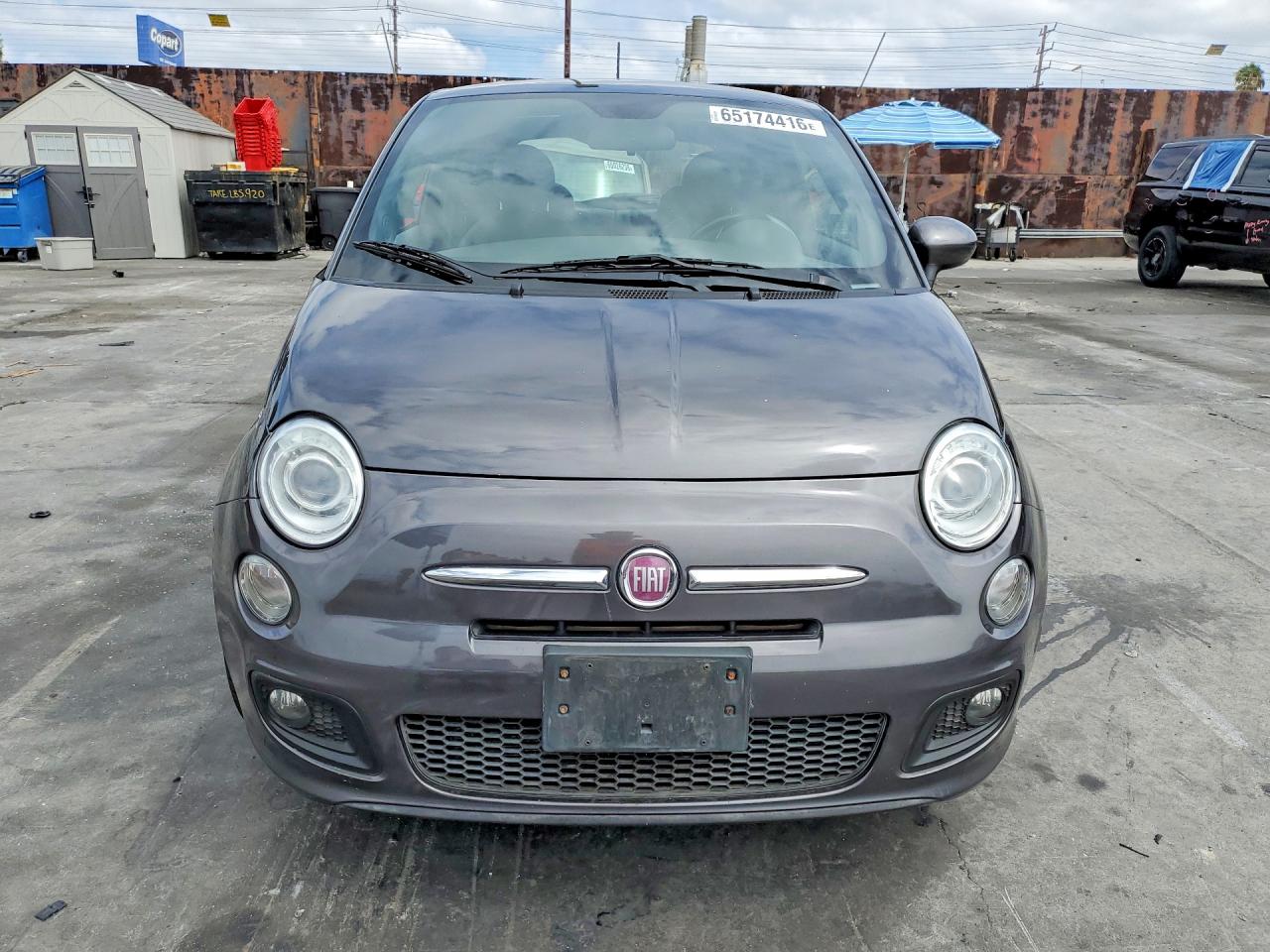 2015 Fiat 500 Sport Gray vin: 3C3CFFBRXFT502783
