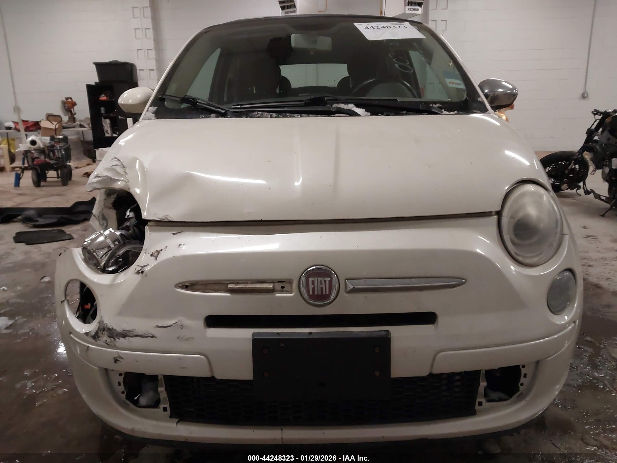2013 Fiat 500c Pop Белый vin: 3C3CFFDR1DT560050