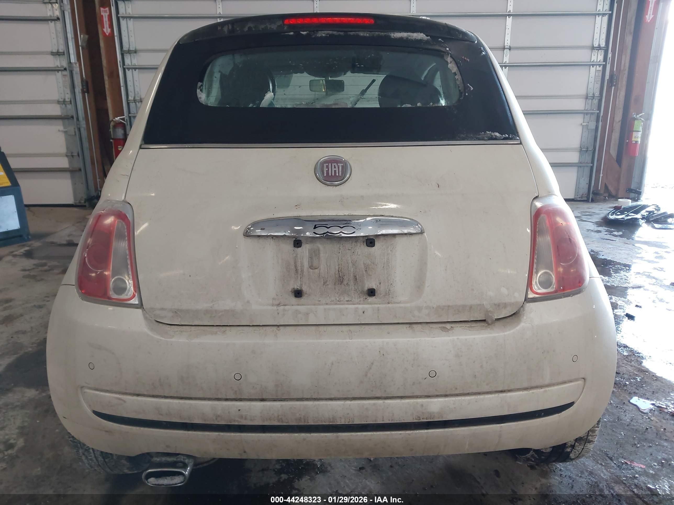 2013 Fiat 500c Pop Белый vin: 3C3CFFDR1DT560050