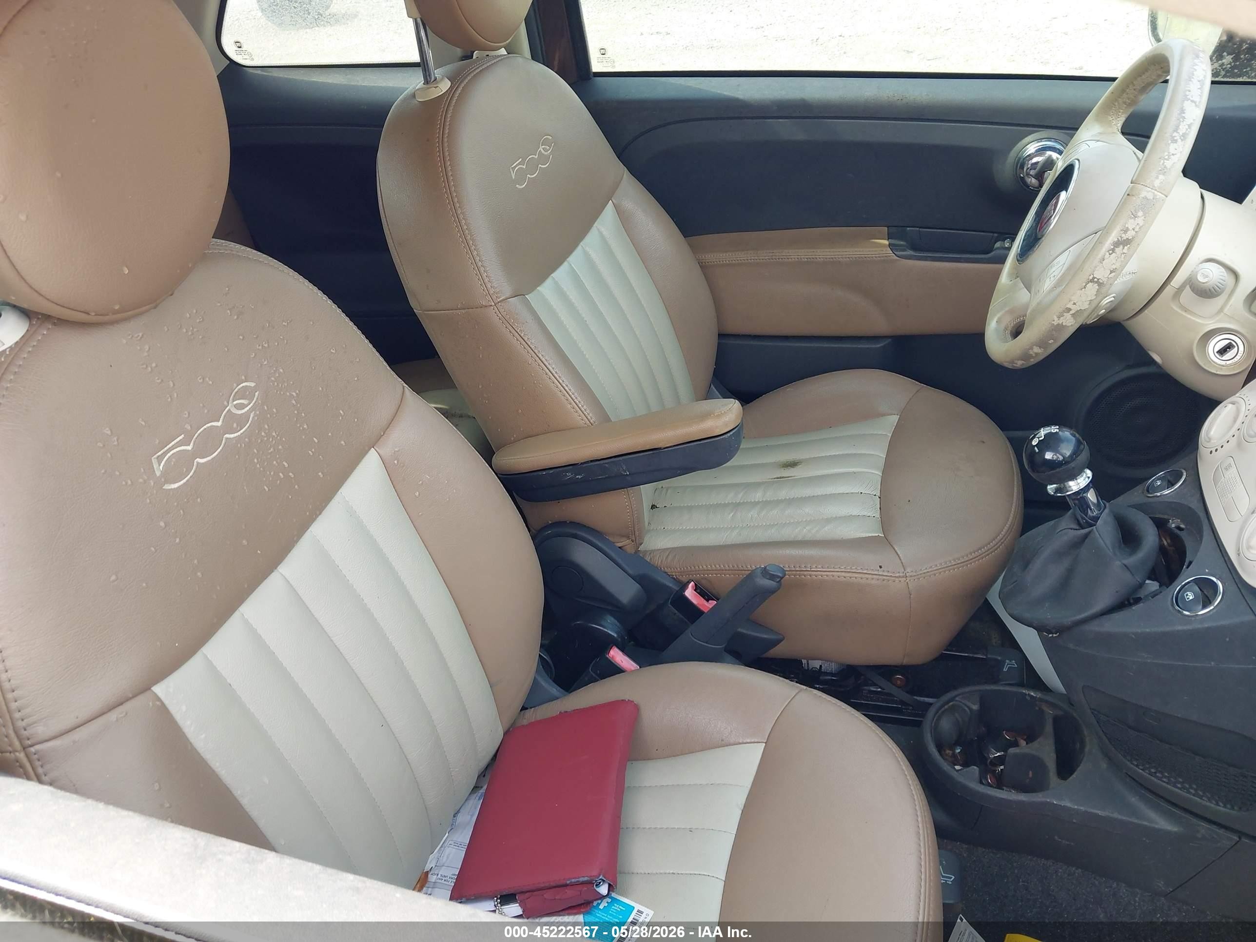 2012 Fiat 500c Pop Brown vin: 3C3CFFDR3CT358731