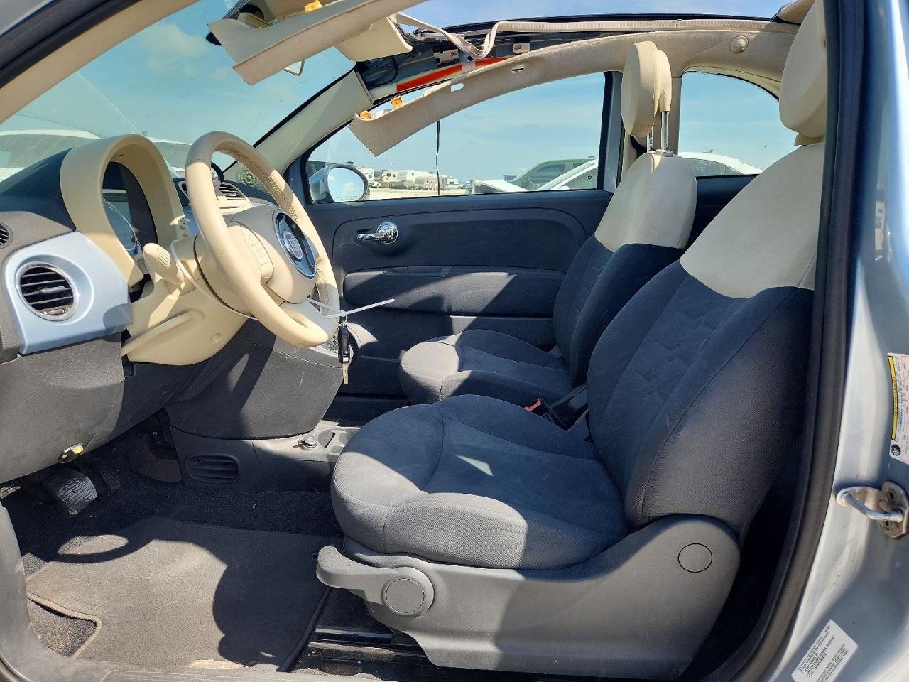 2013 Fiat 500 Pop Blue vin: 3C3CFFDR3DT596127