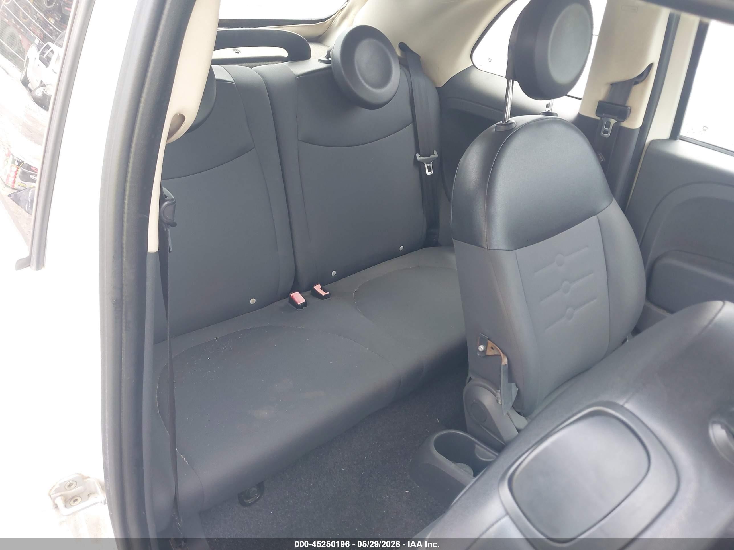 2013 Fiat 500c Pop White vin: 3C3CFFDR3DT598282