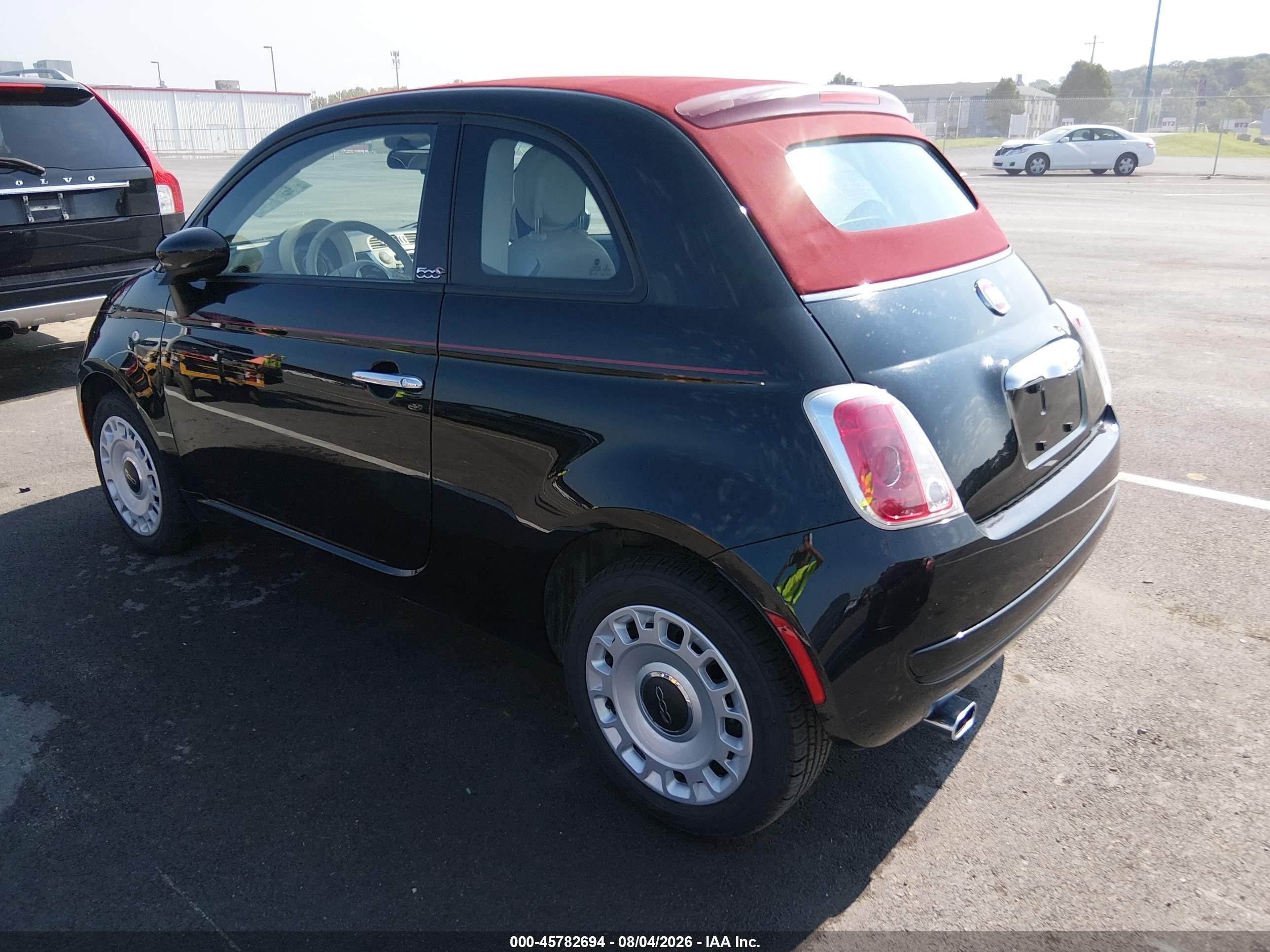 2013 Fiat 500c Pop Black vin: 3C3CFFDR3DT668105