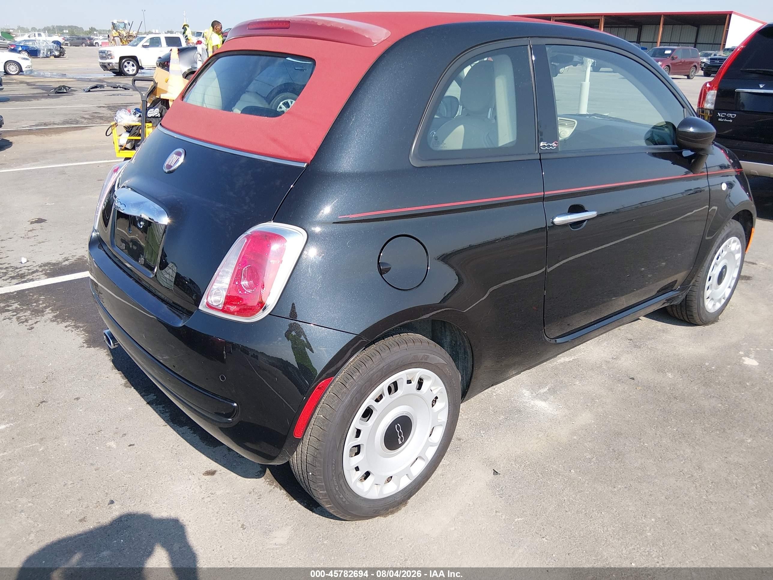 2013 Fiat 500c Pop Black vin: 3C3CFFDR3DT668105