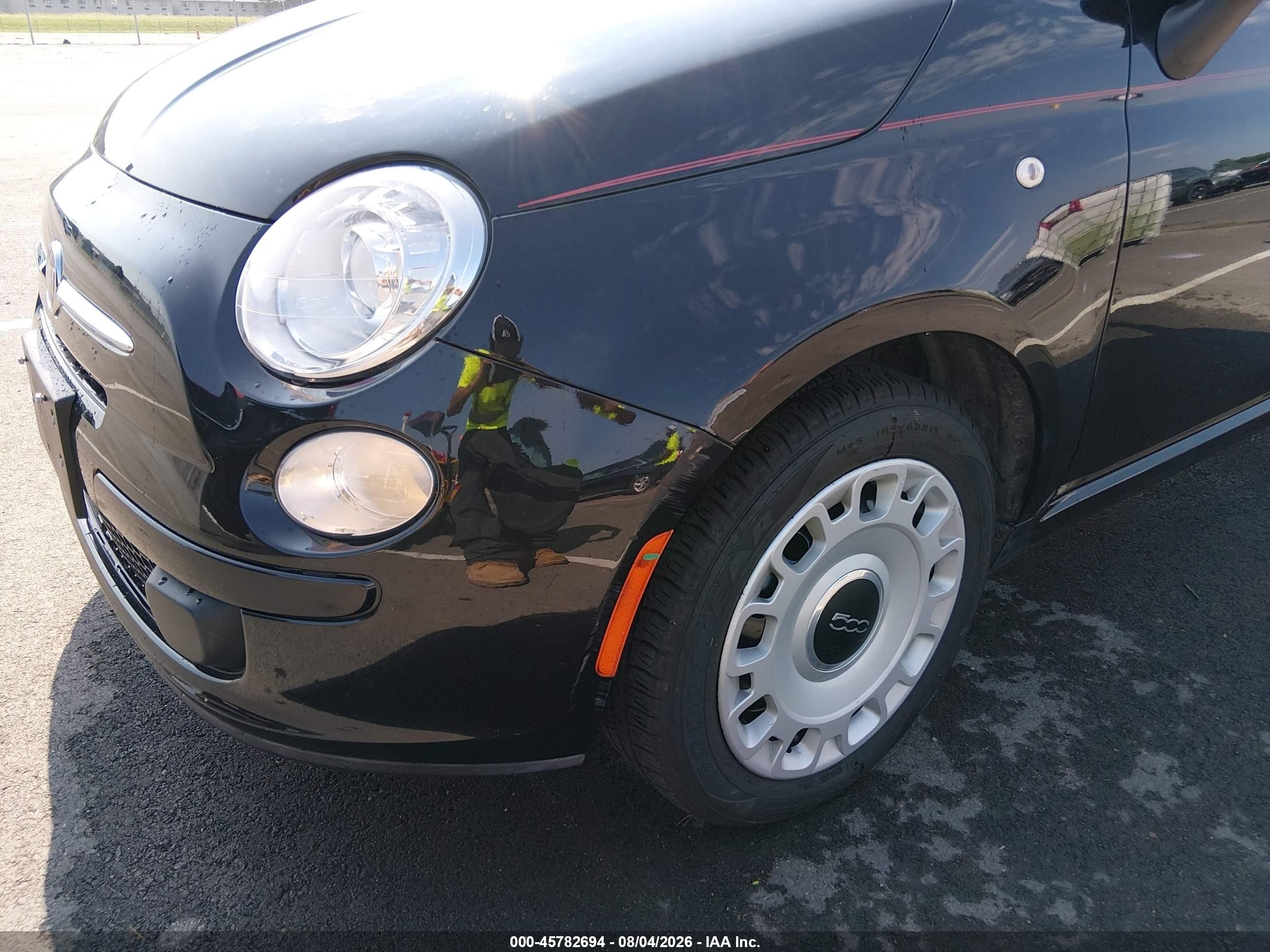 2013 Fiat 500c Pop Black vin: 3C3CFFDR3DT668105