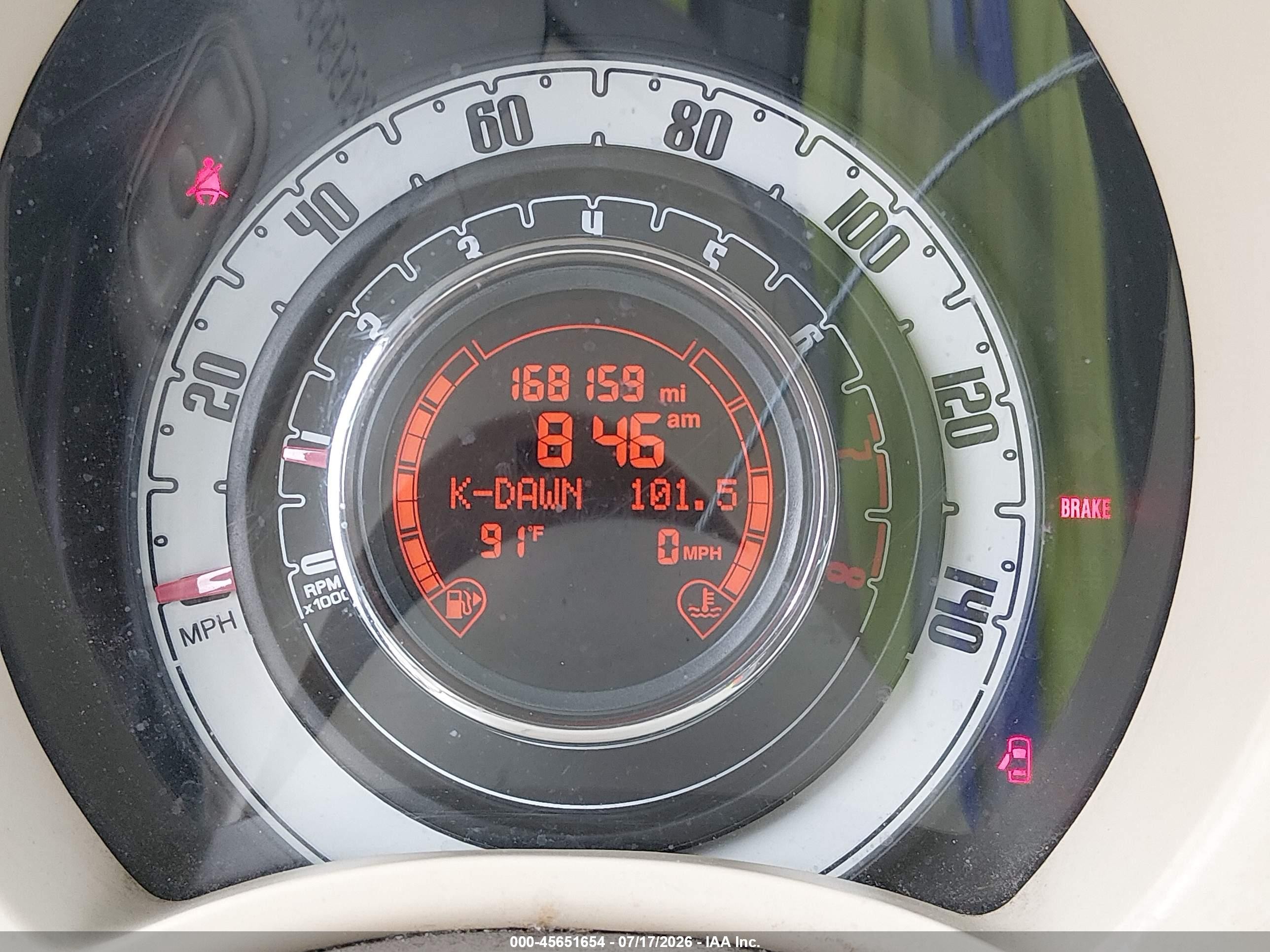 2012 Fiat 500c Pop Brown vin: 3C3CFFDR4CT186693