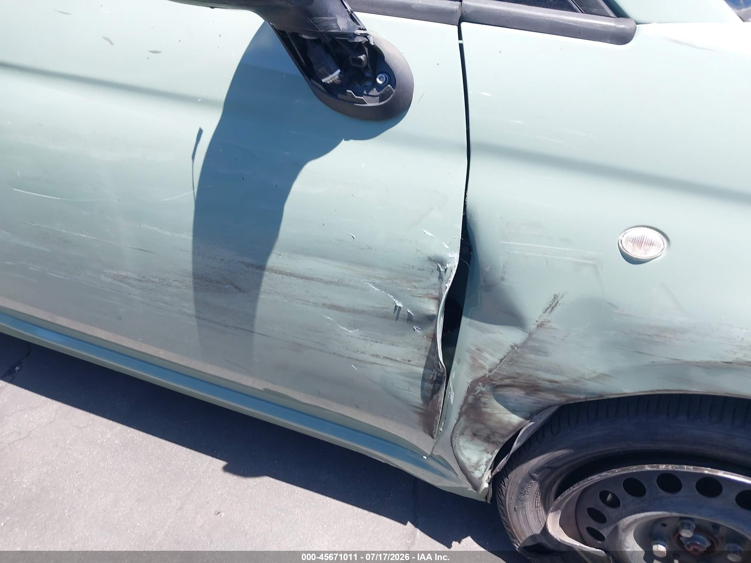 2013 Fiat 500c Pop Green vin: 3C3CFFDR5DT748604