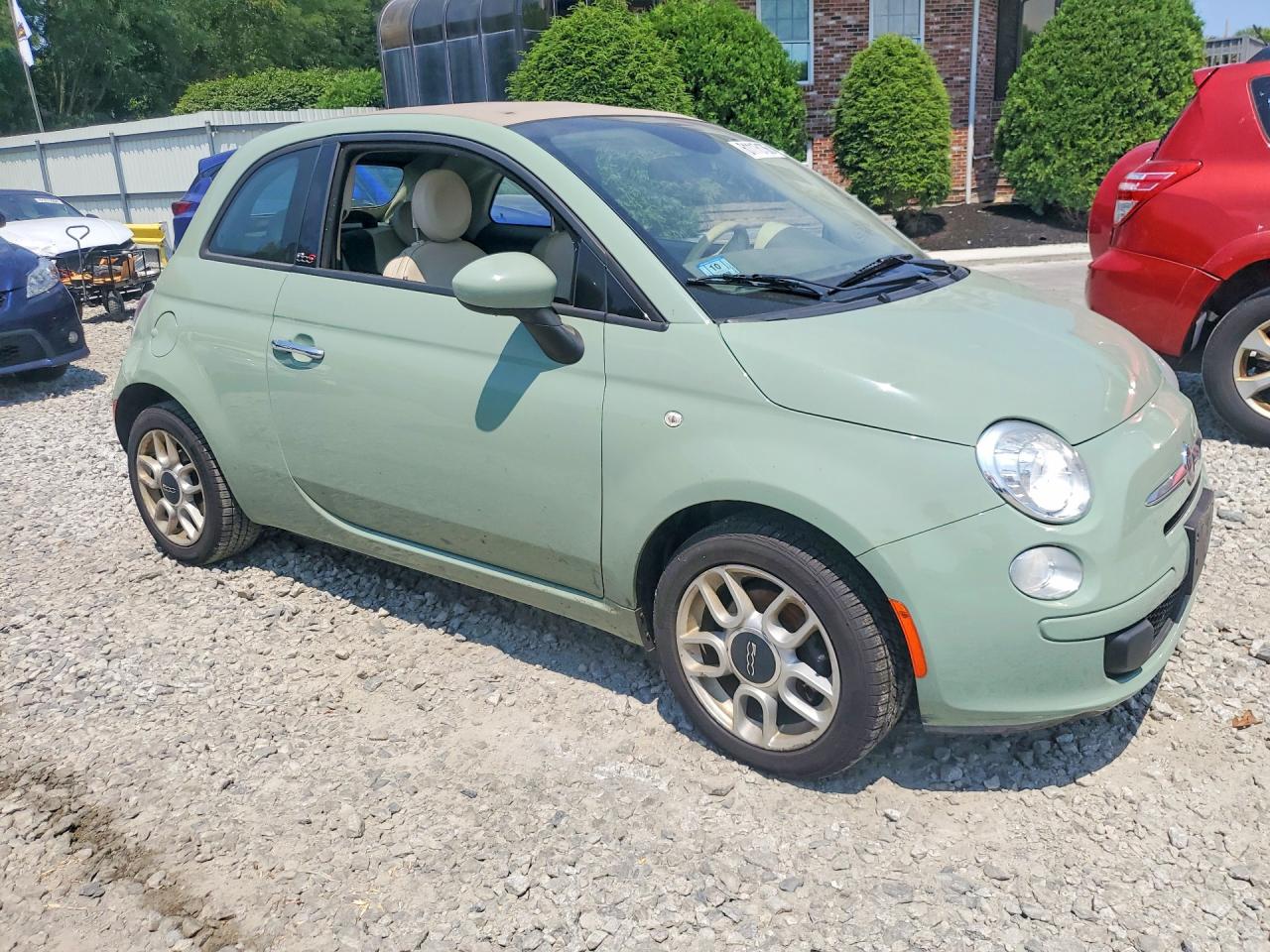 2015 Fiat 500 Pop Green vin: 3C3CFFDR5FT640681