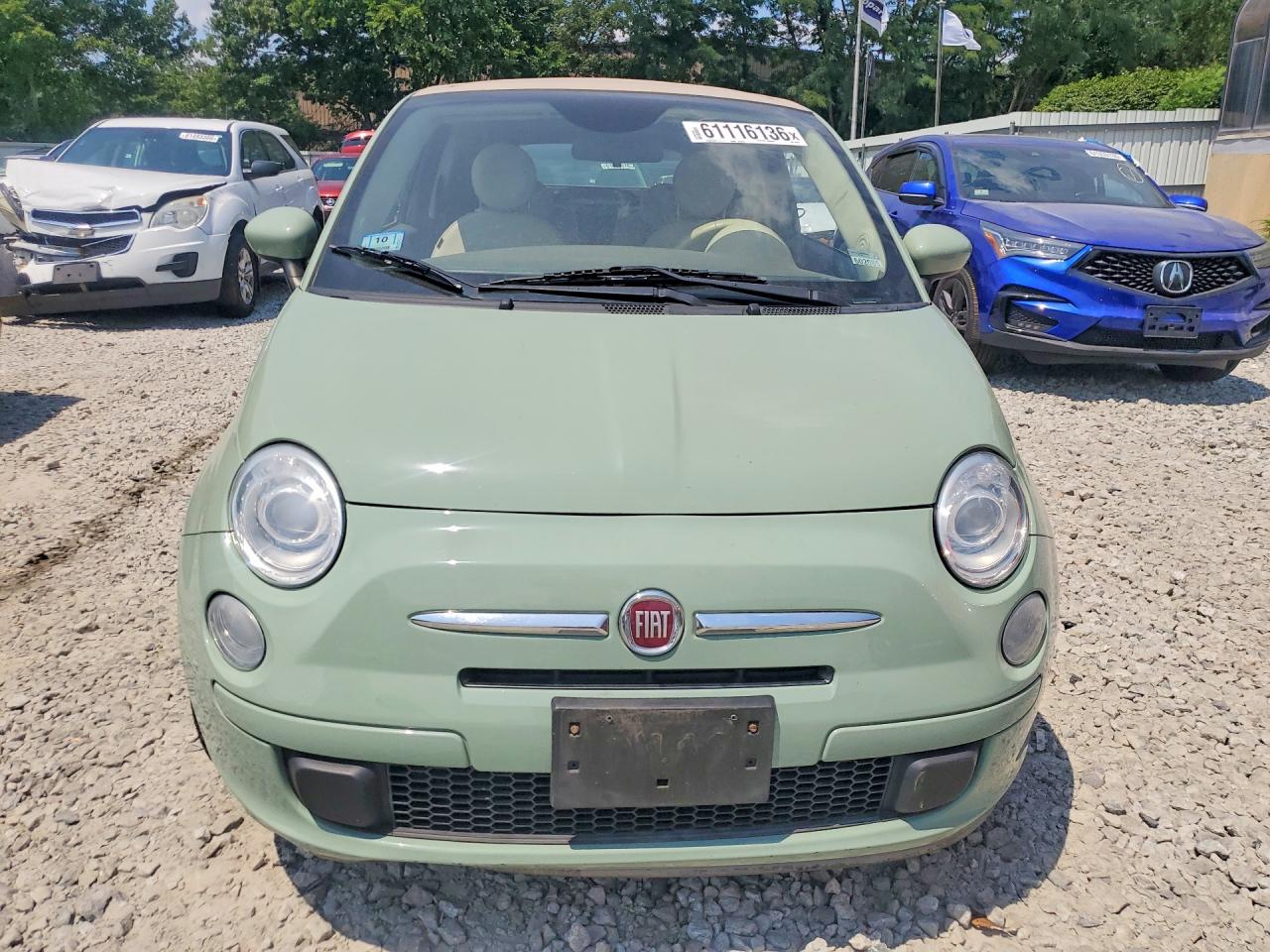 2015 Fiat 500 Pop Green vin: 3C3CFFDR5FT640681