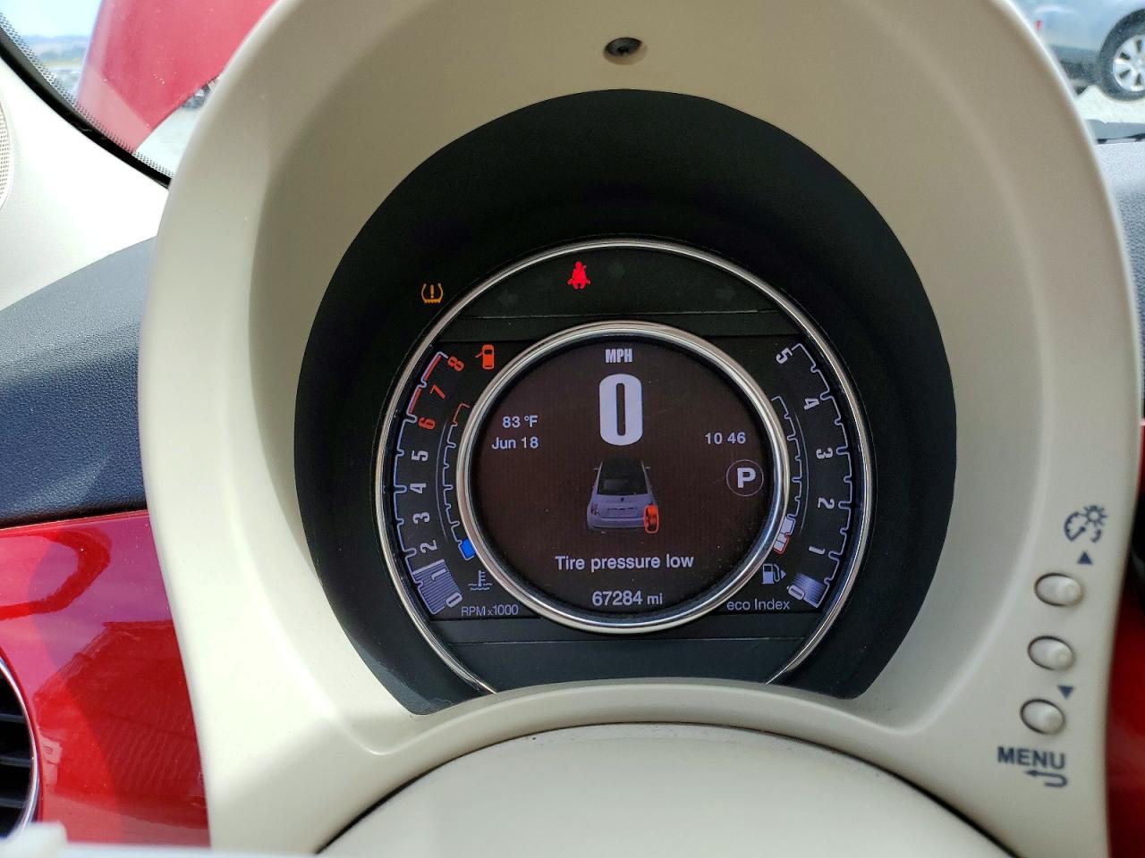 2015 Fiat 500 Pop Red vin: 3C3CFFDR6FT507850