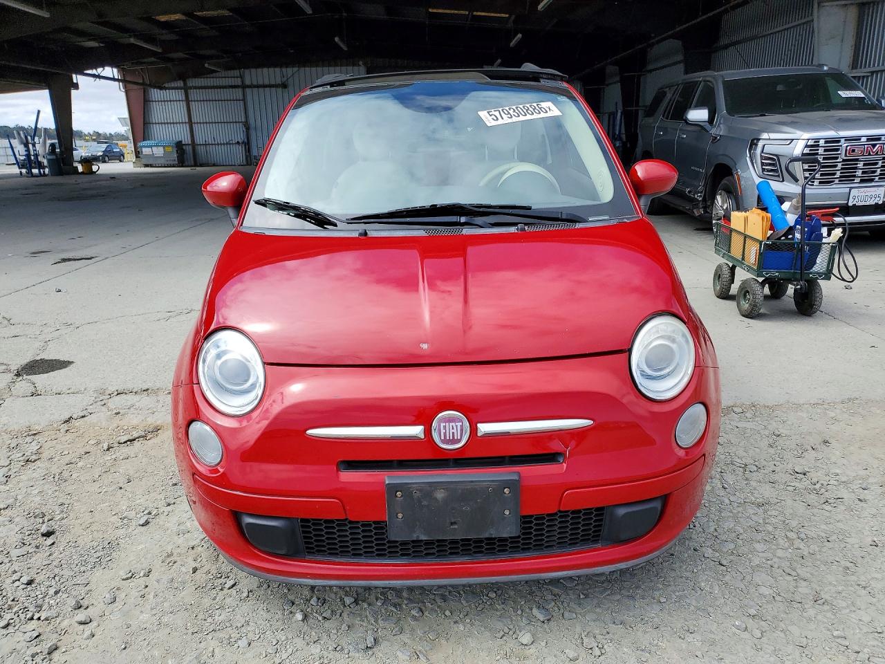 2015 Fiat 500 Pop Red vin: 3C3CFFDR6FT507850