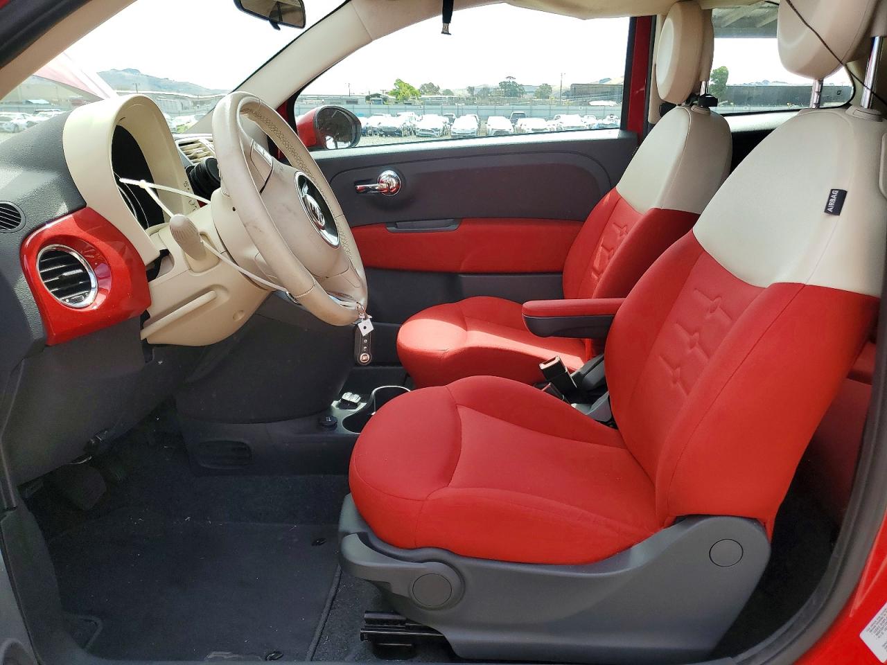 2015 Fiat 500 Pop Red vin: 3C3CFFDR6FT507850