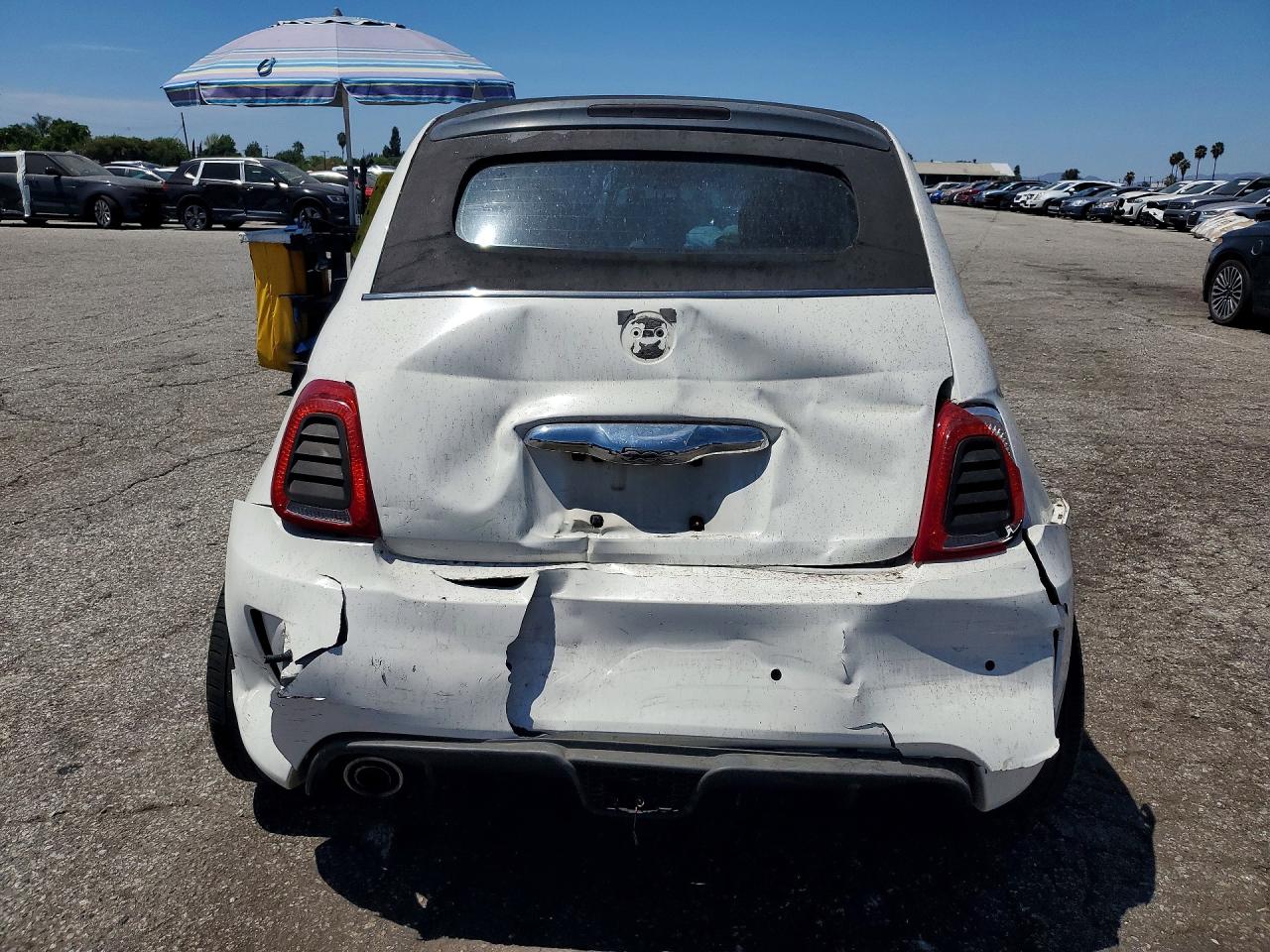 2012 Fiat 500 Pop White vin: 3C3CFFDR8CT123029