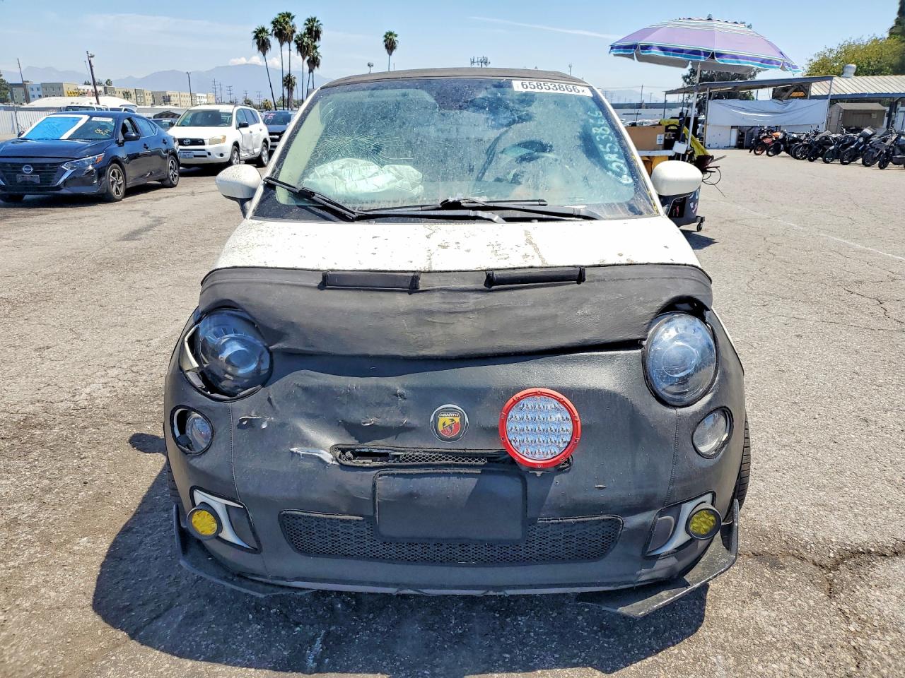 2012 Fiat 500 Pop White vin: 3C3CFFDR8CT123029