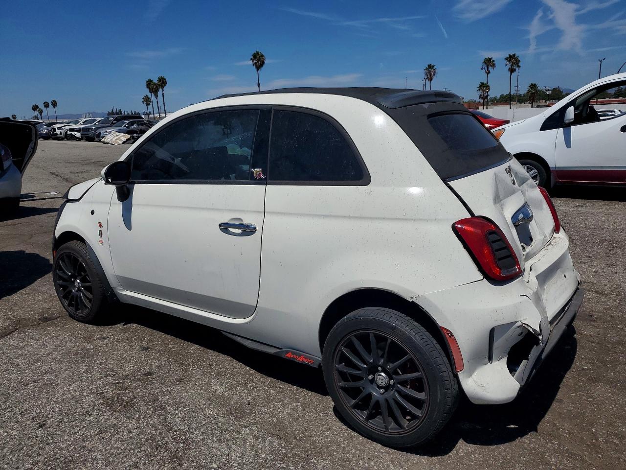 2012 Fiat 500 Pop White vin: 3C3CFFDR8CT123029