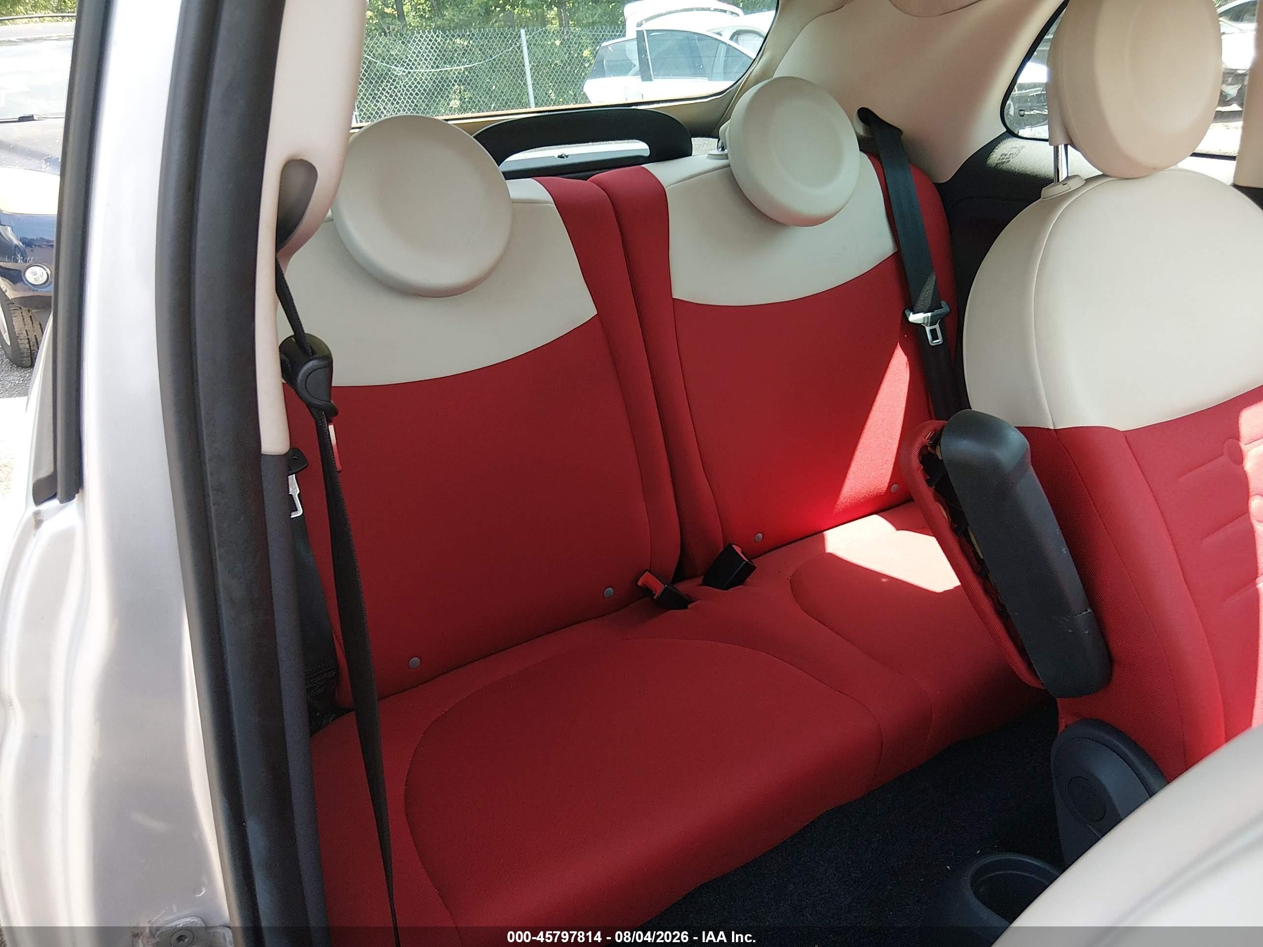 2012 Fiat 500c Pop Silver vin: 3C3CFFDR9CT128191