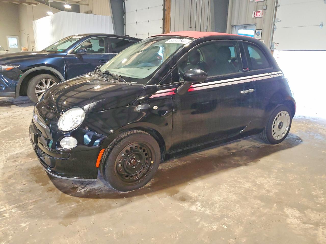 2015 Fiat 500 Pop Black vin: 3C3CFFDR9FT545248