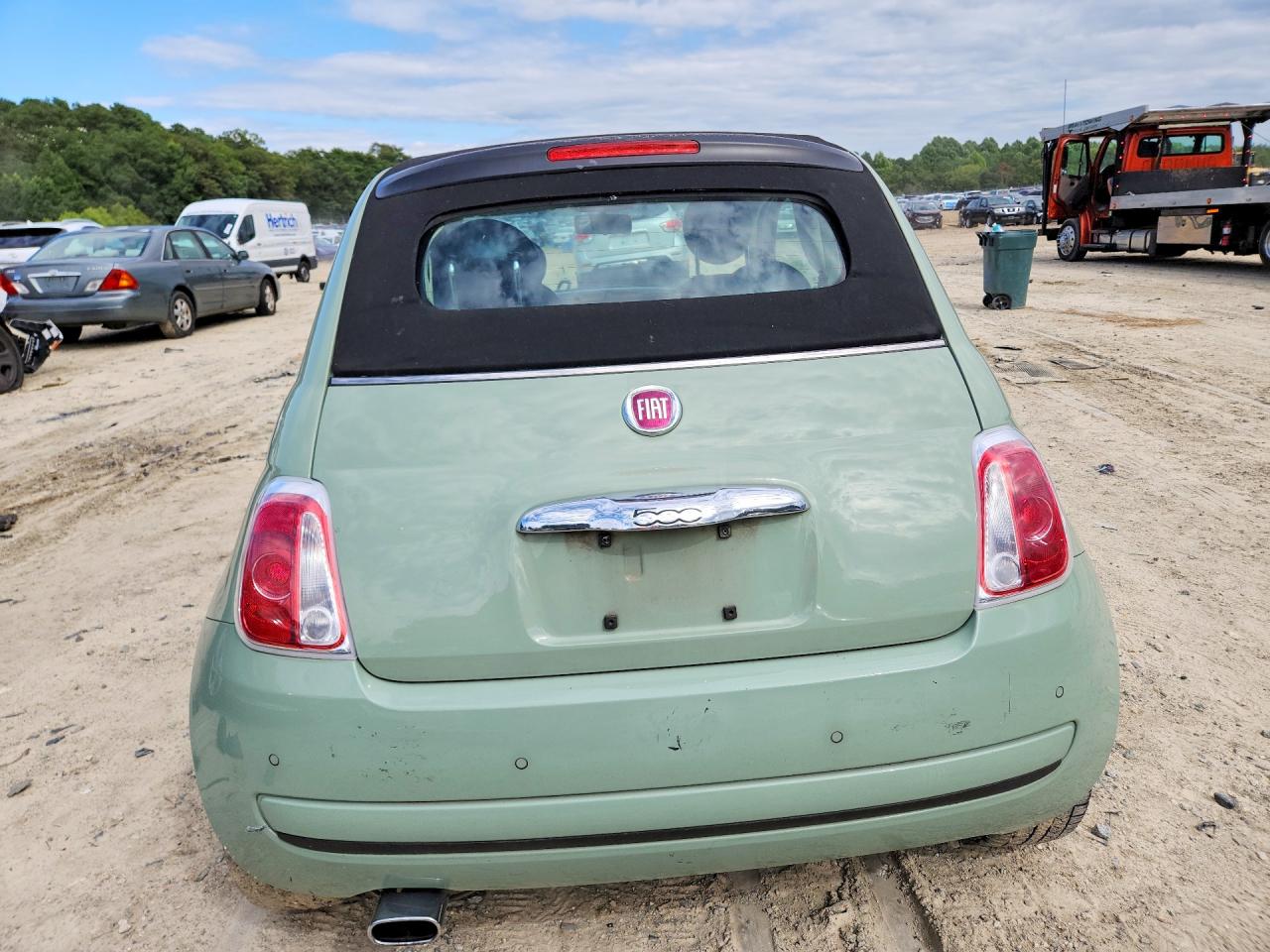 2012 Fiat 500 Pop Green vin: 3C3CFFDRXCT339996