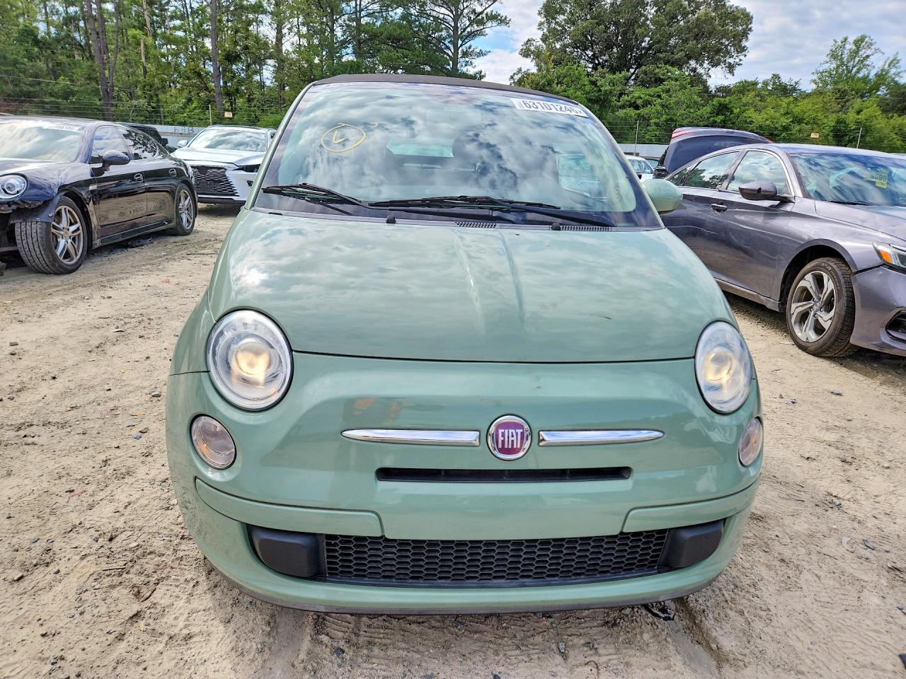 2012 Fiat 500 Pop Green vin: 3C3CFFDRXCT339996