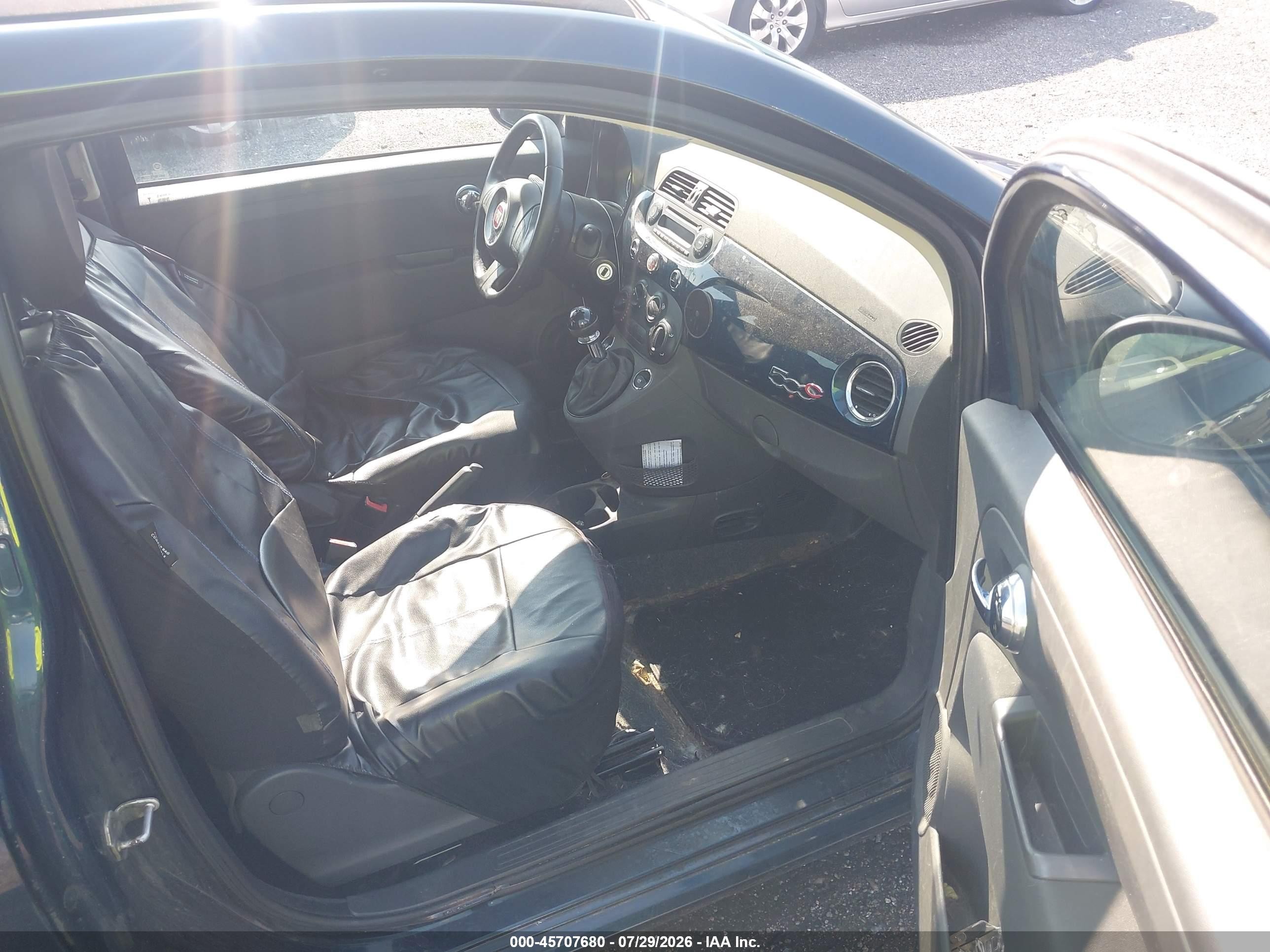 2013 Fiat 500c Pop Blue vin: 3C3CFFDRXDT689033