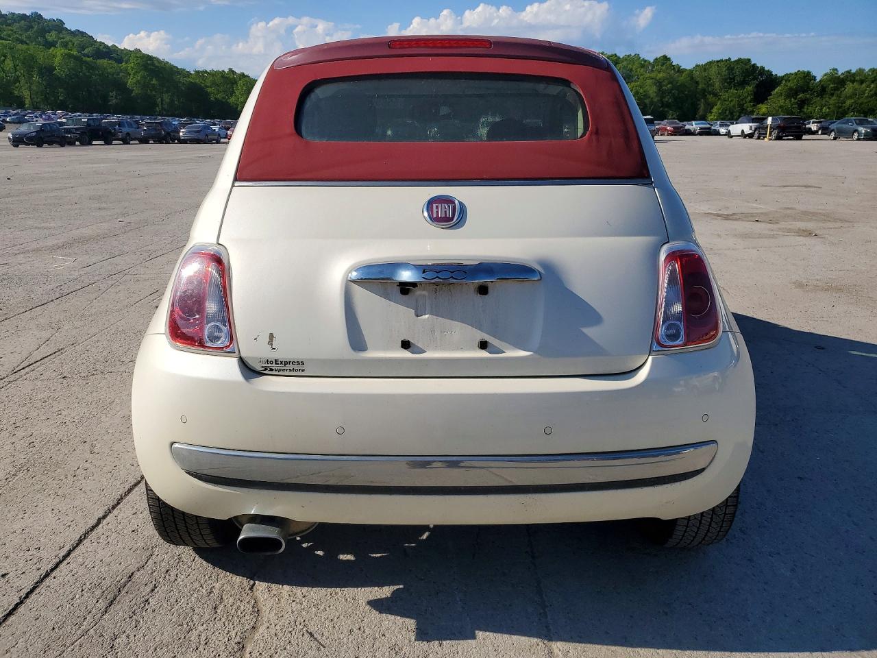2014 Fiat 500 Lounge Cream vin: 3C3CFFER0ET239973