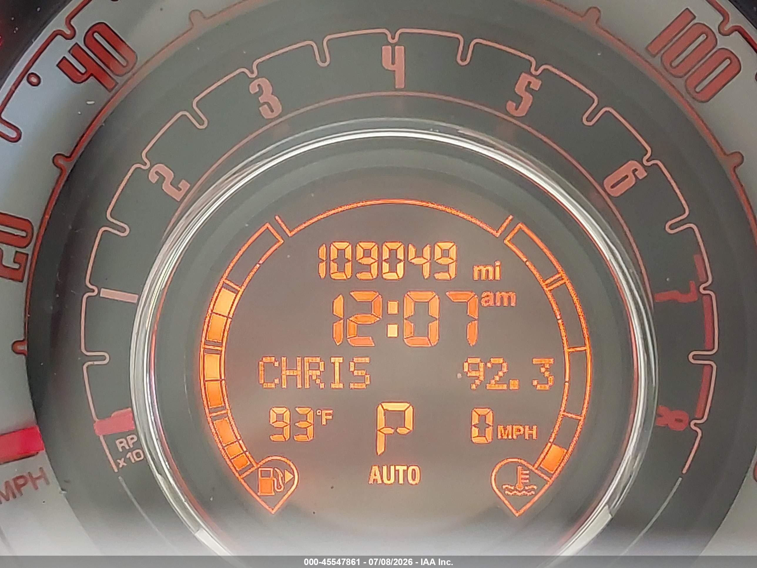 2012 Fiat 500c Lounge Brown vin: 3C3CFFER6CT265118