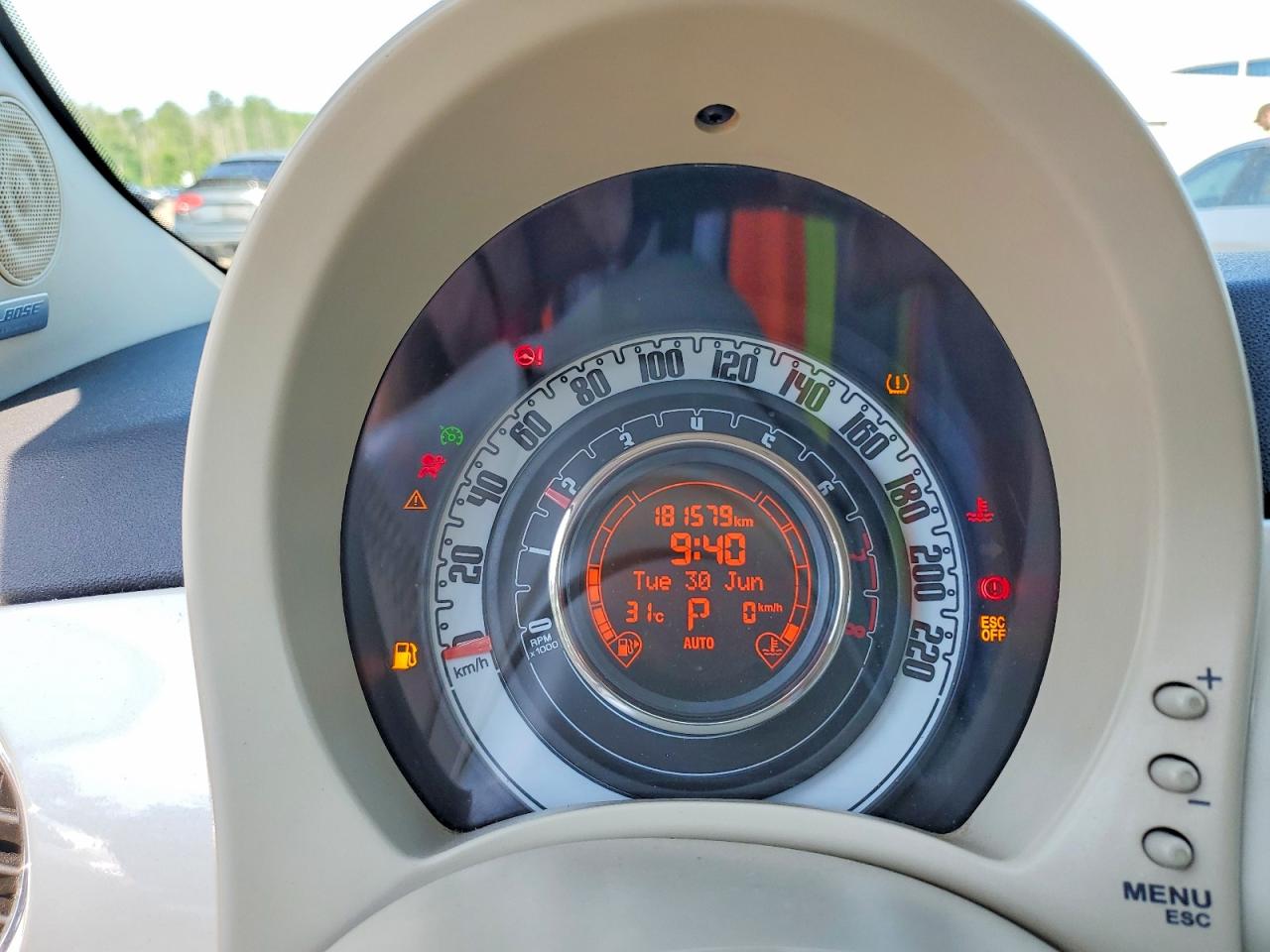 2012 Fiat 500 Lounge White vin: 3C3CFFER6CT380060