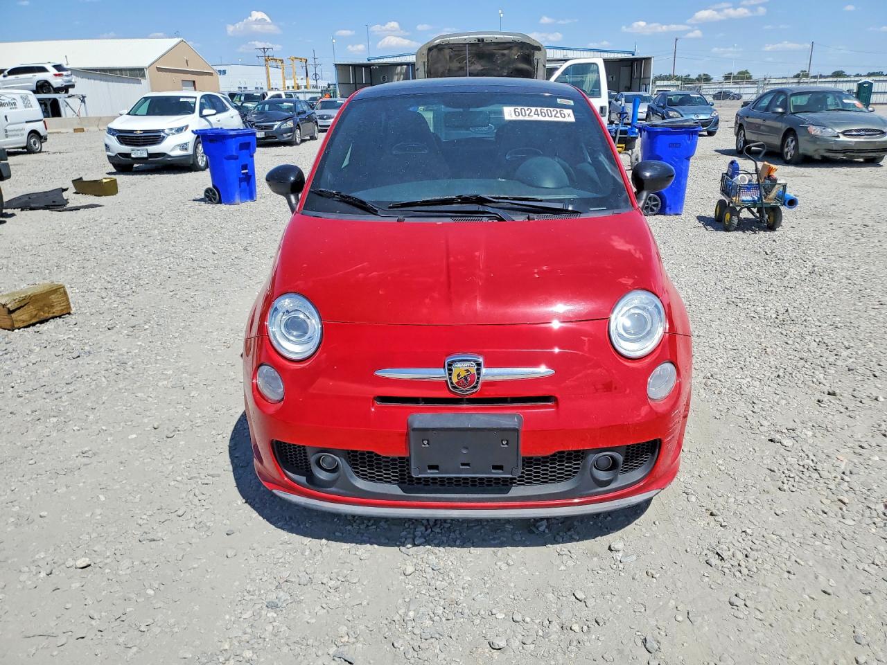 2012 Fiat 500 Abarth Red vin: 3C3CFFFH3CT313891