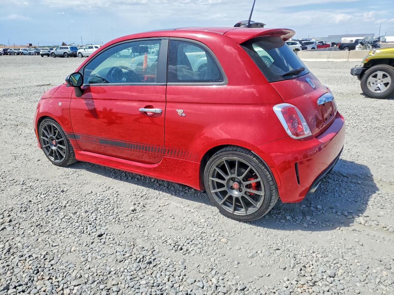 2012 Fiat 500 Abarth Red vin: 3C3CFFFH3CT313891