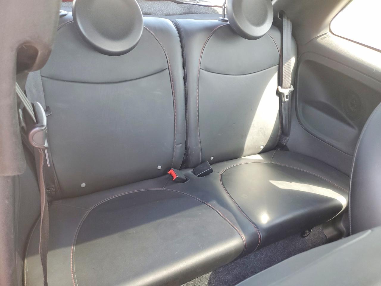 2012 Fiat 500 Abarth Red vin: 3C3CFFFH3CT313891