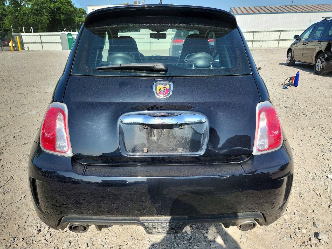 2013 Fiat 500 Abarth Black vin: 3C3CFFFH6DT613605