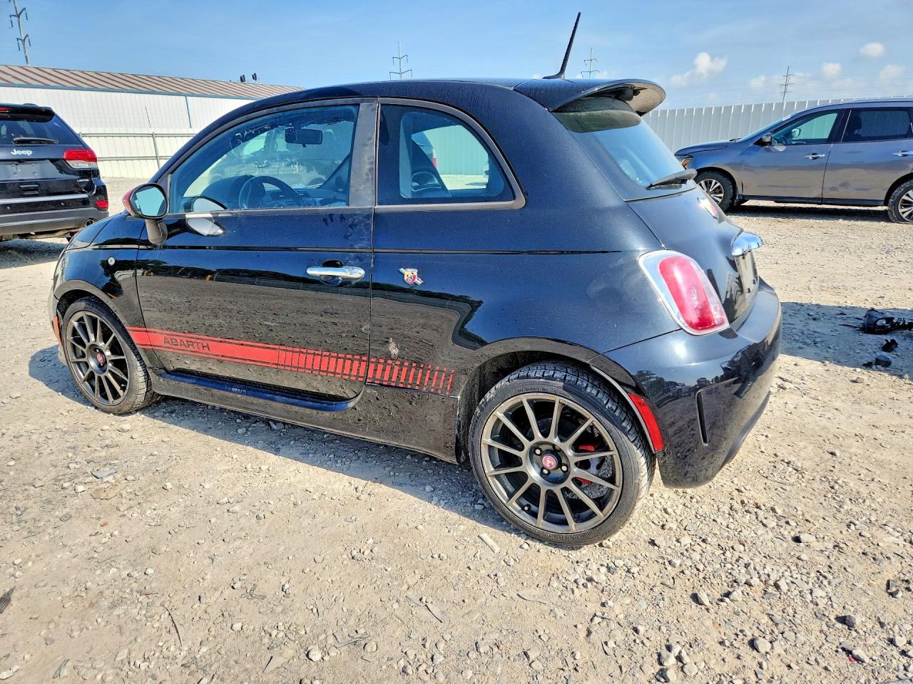 2013 Fiat 500 Abarth Black vin: 3C3CFFFH6DT613605