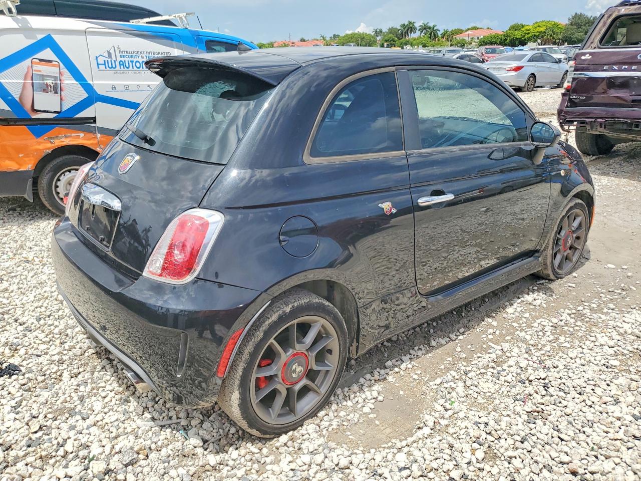 2012 Fiat 500 Abarth Black vin: 3C3CFFFH7CT291040