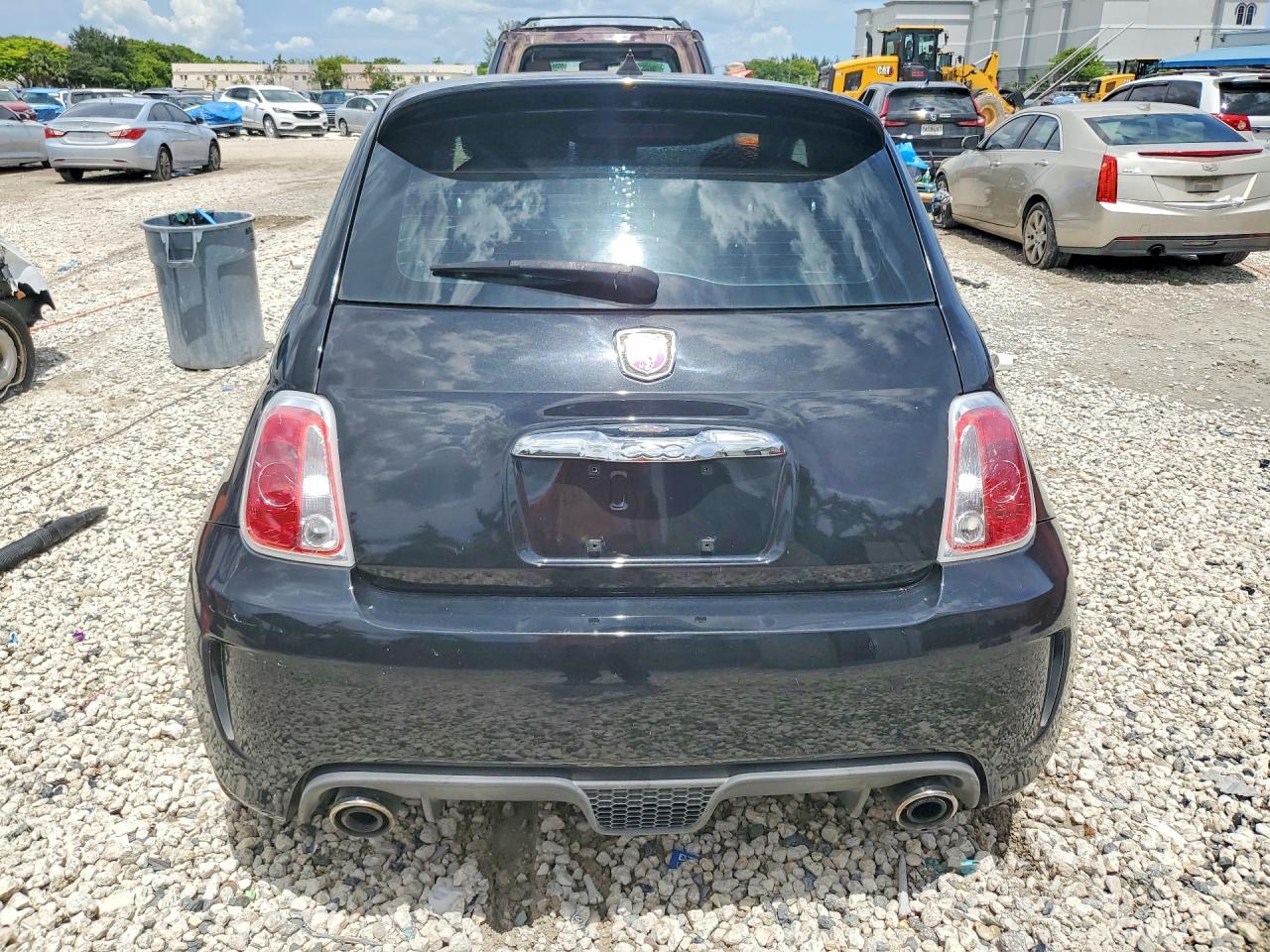 2012 Fiat 500 Abarth Black vin: 3C3CFFFH7CT291040