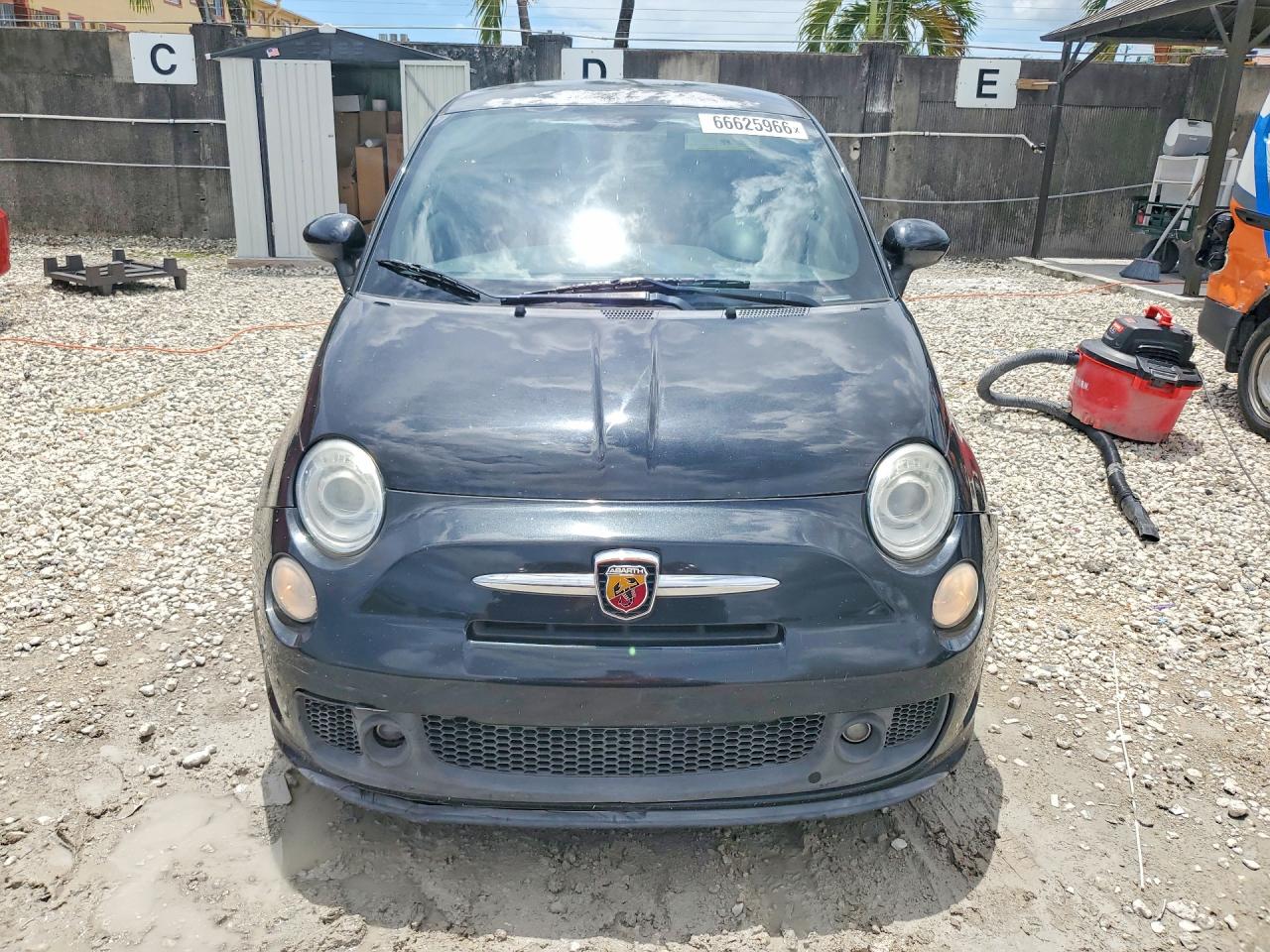 2012 Fiat 500 Abarth Black vin: 3C3CFFFH7CT291040