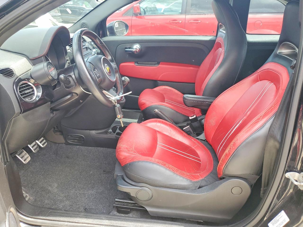 2012 Fiat 500 Abarth Black vin: 3C3CFFFH7CT291040