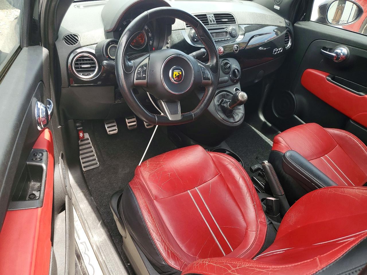 2012 Fiat 500 Abarth Black vin: 3C3CFFFH7CT291040