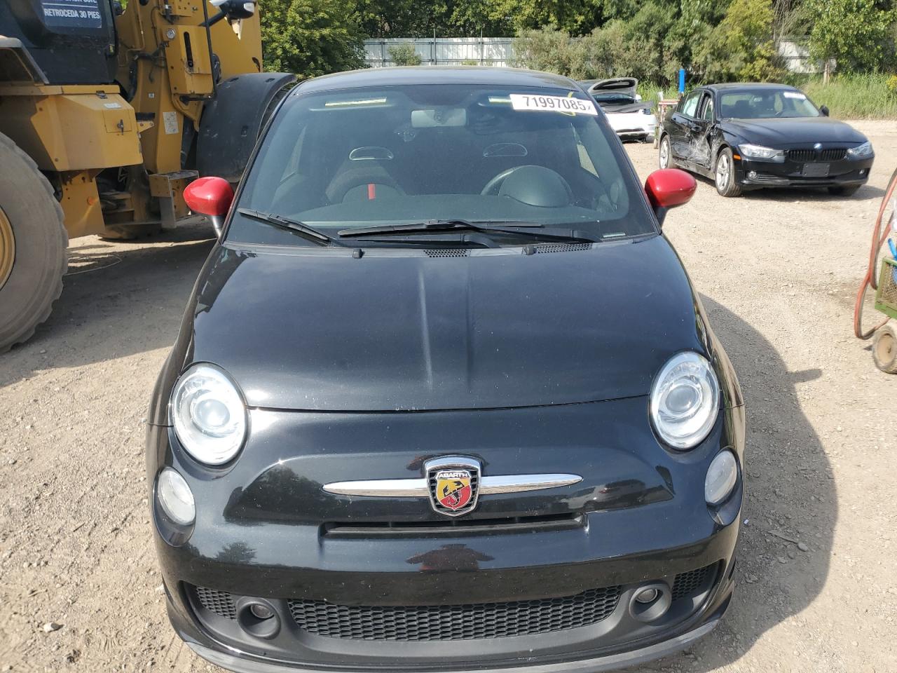 2012 Fiat 500 Abarth Черный vin: 3C3CFFFHXCT337234