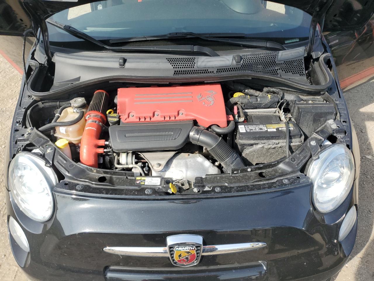 2012 Fiat 500 Abarth Черный vin: 3C3CFFFHXCT337234