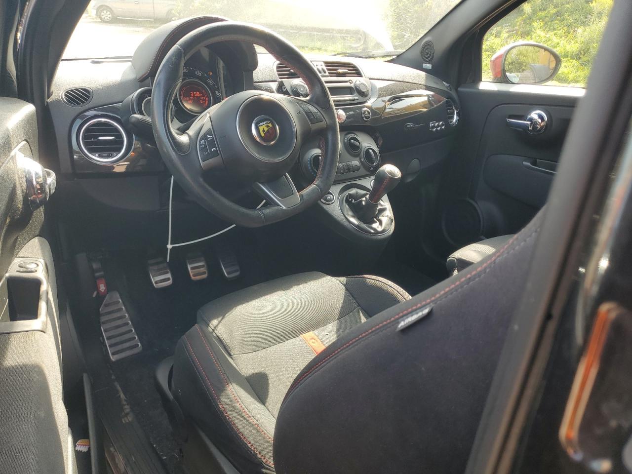 2012 Fiat 500 Abarth Черный vin: 3C3CFFFHXCT337234