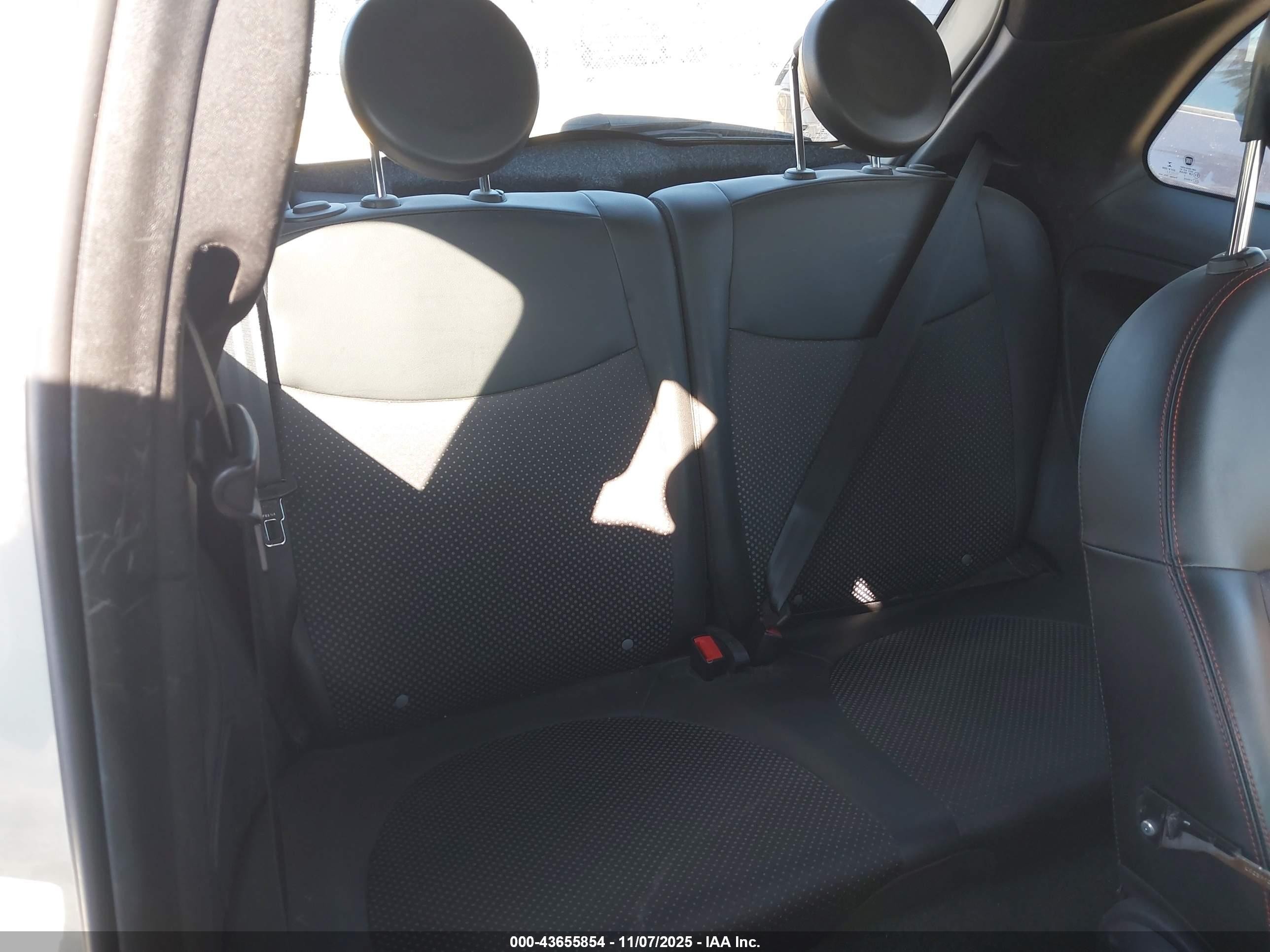 2013 Fiat 500e Battery Electric White vin: 3C3CFFGE0DT681547