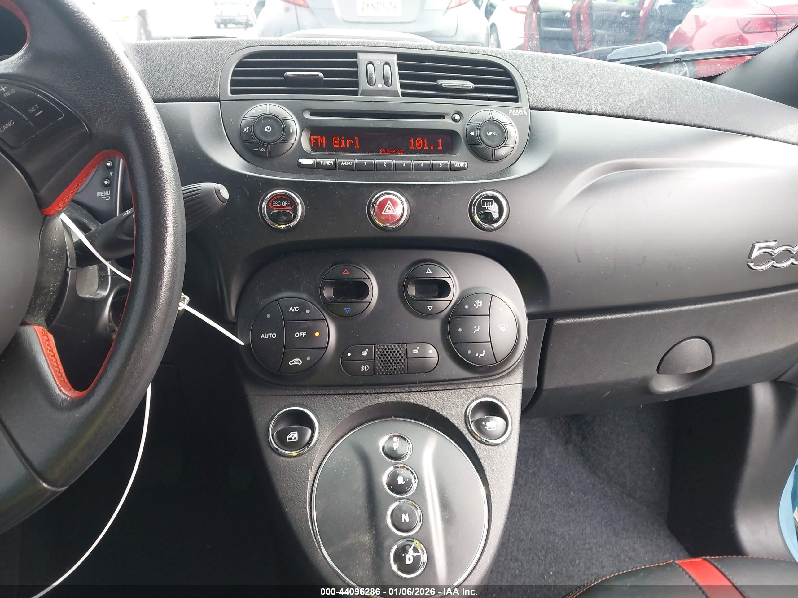 2015 Fiat 500e Battery Electric Blue vin: 3C3CFFGE0FT555501