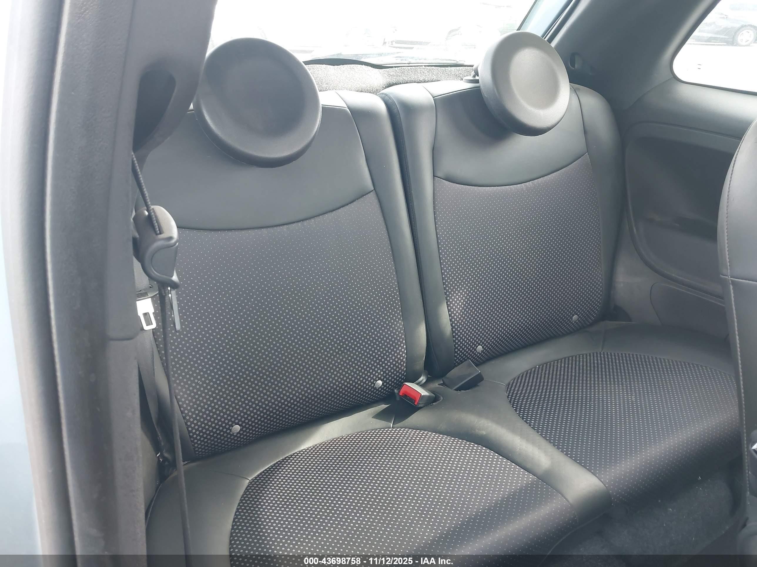 2015 Fiat 500e Battery Electric Blue vin: 3C3CFFGE0FT726120