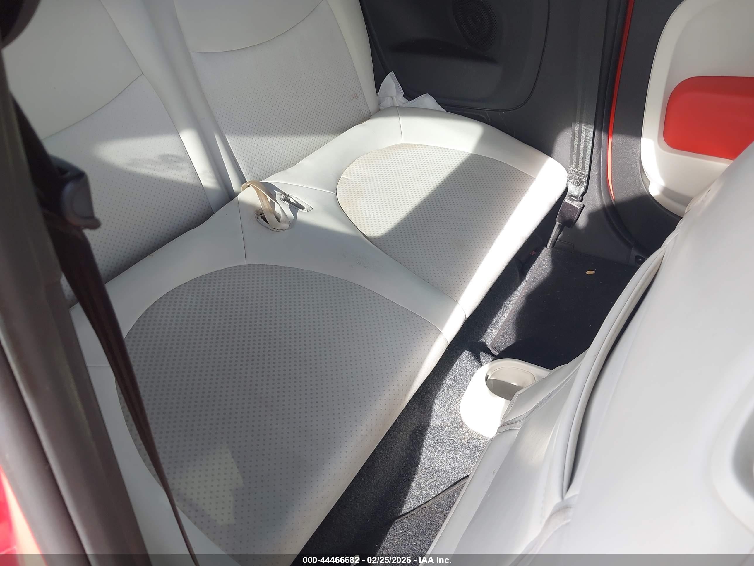2013 Fiat 500e Battery Electric Orange vin: 3C3CFFGE1DT604606