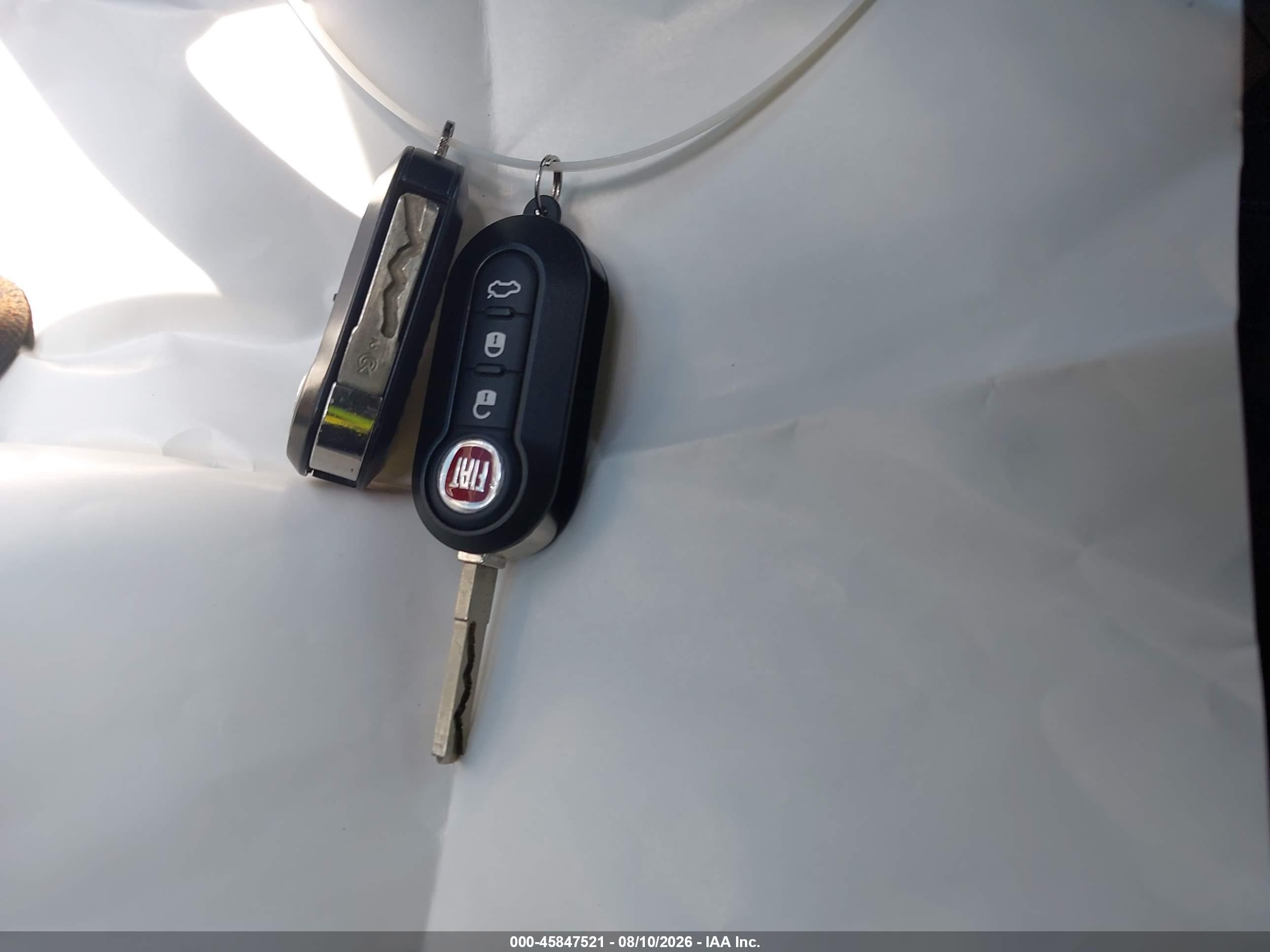 2015 Fiat 500e Battery Electric Black vin: 3C3CFFGE1FT544944