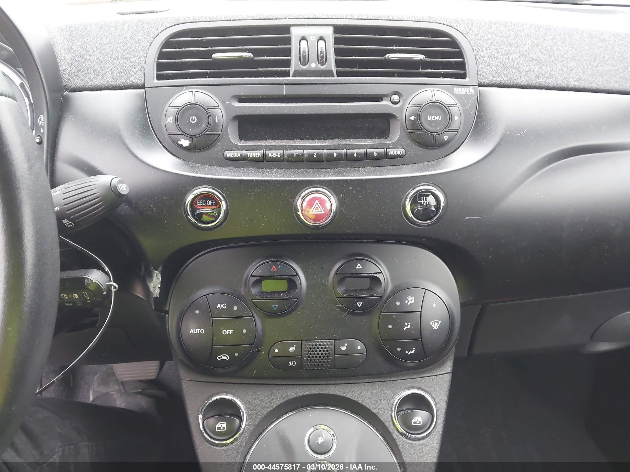 2015 Fiat 500e Battery Electric Light Blue vin: 3C3CFFGE3FT685398