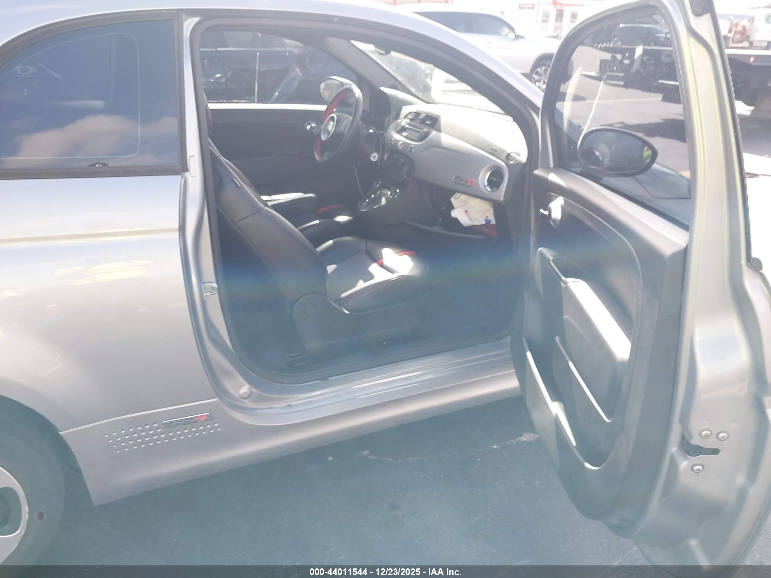 2015 Fiat 500e Battery Electric Silver vin: 3C3CFFGE3FT732896